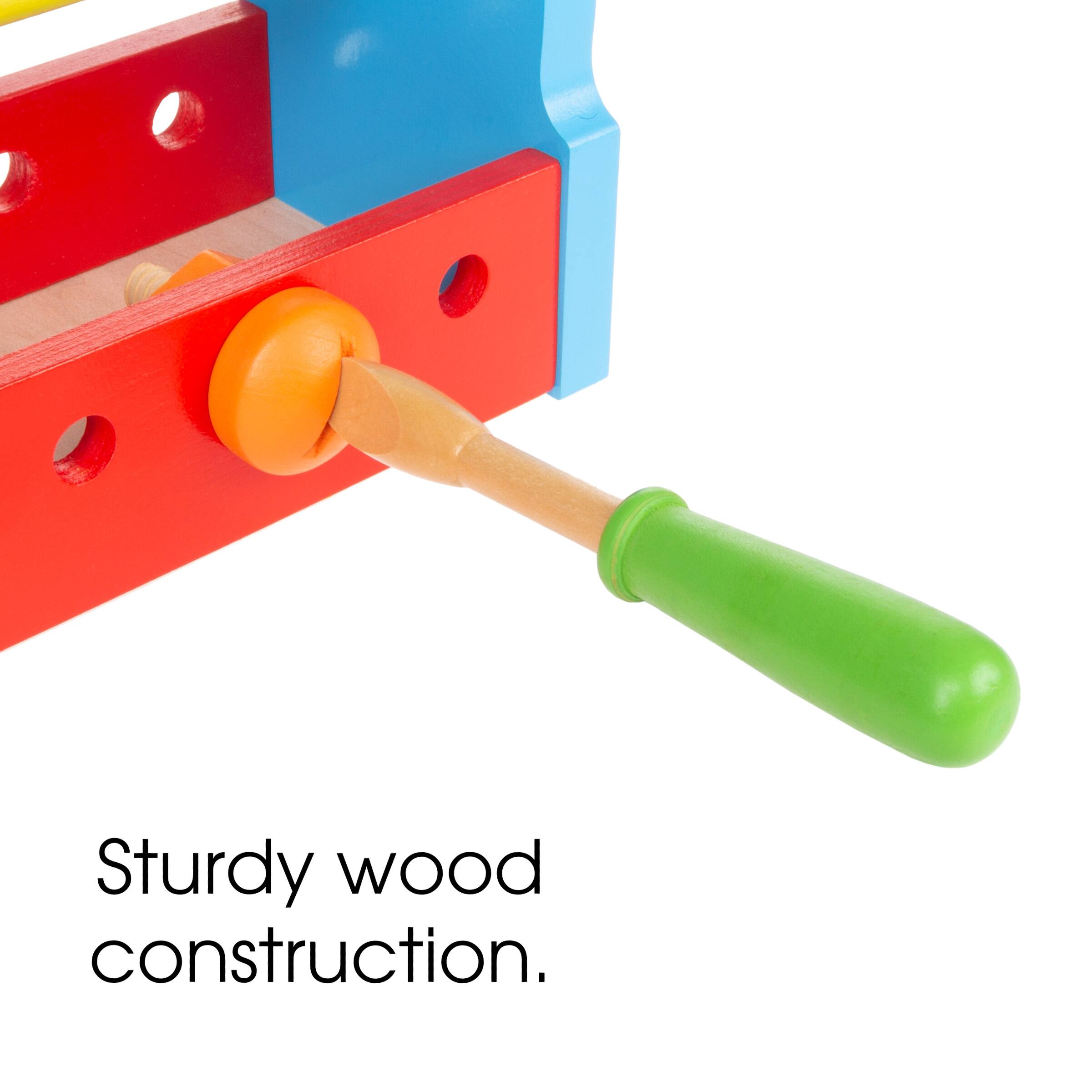 Toy Time Wooden Kids Tool Playset