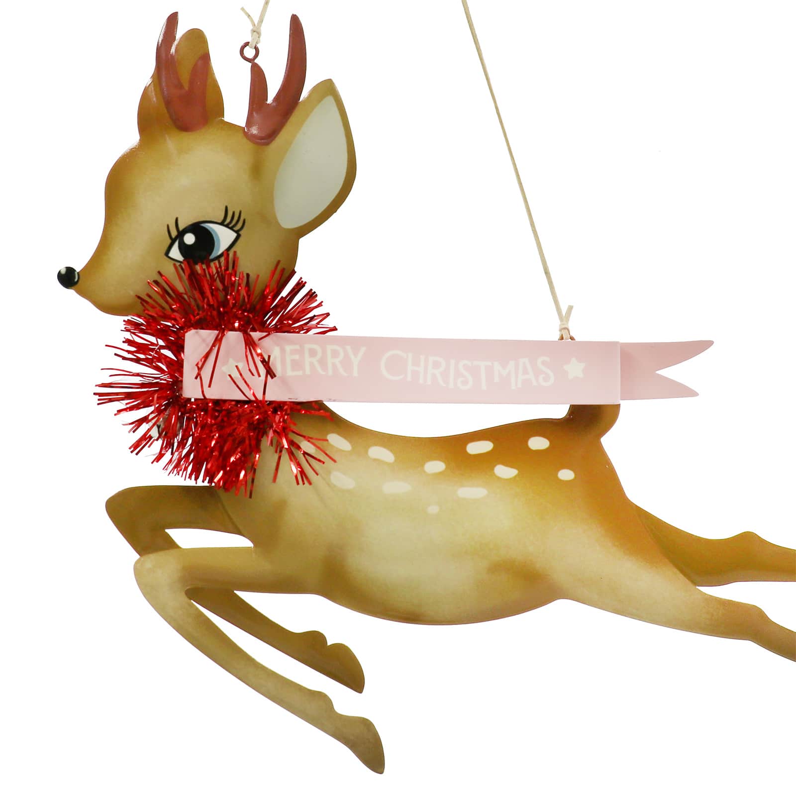 16&#x22; Merry Christmas Deer Metal Wall D&#xE9;cor by Ashland&#xAE;