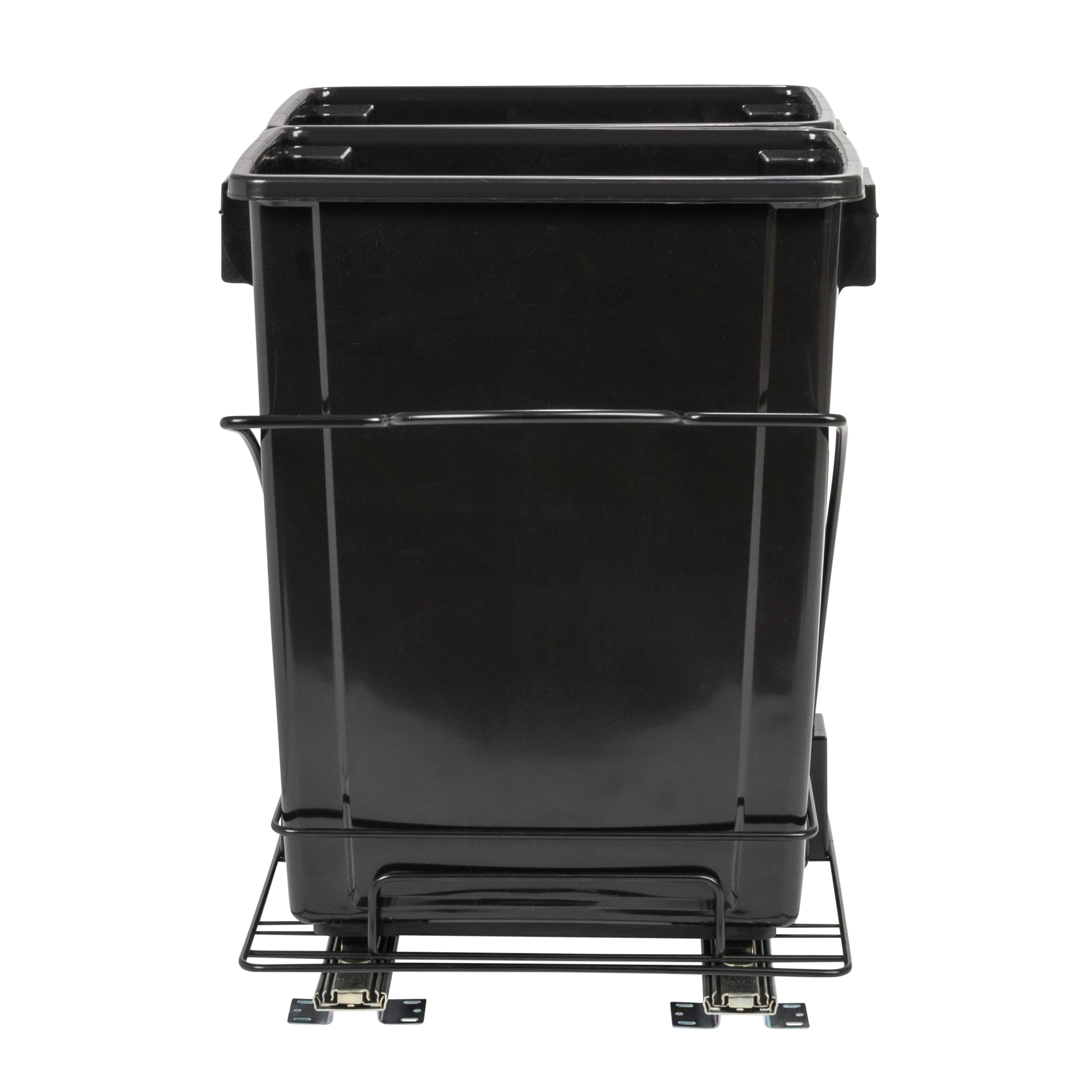 Household Essentials Glidez Slide-Out Double Trash Cans