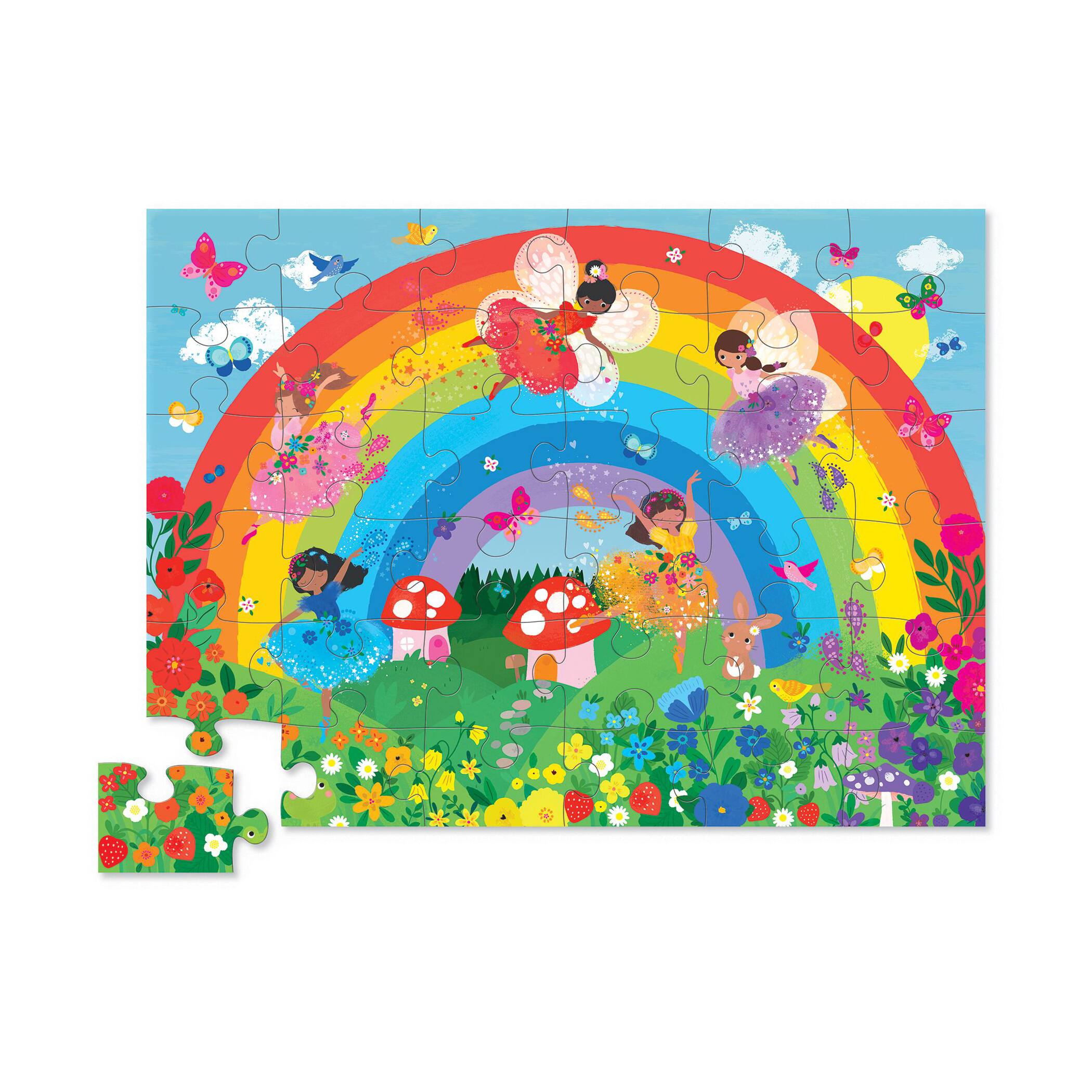 Over the Rainbow Floor Puzzle: 36 Pcs