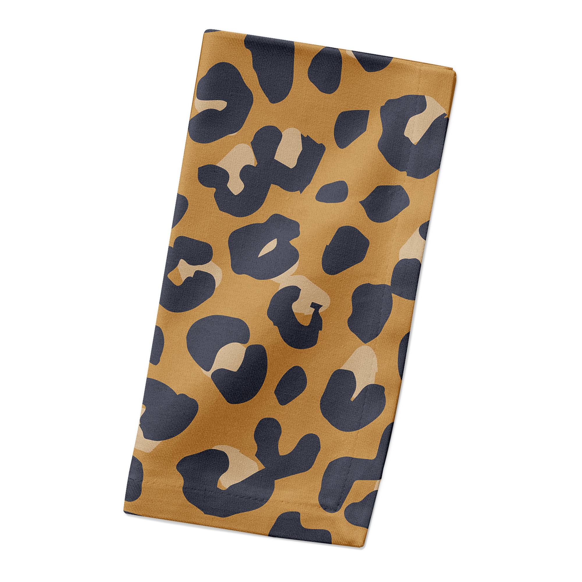 Leopard Cotton Twill Napkin