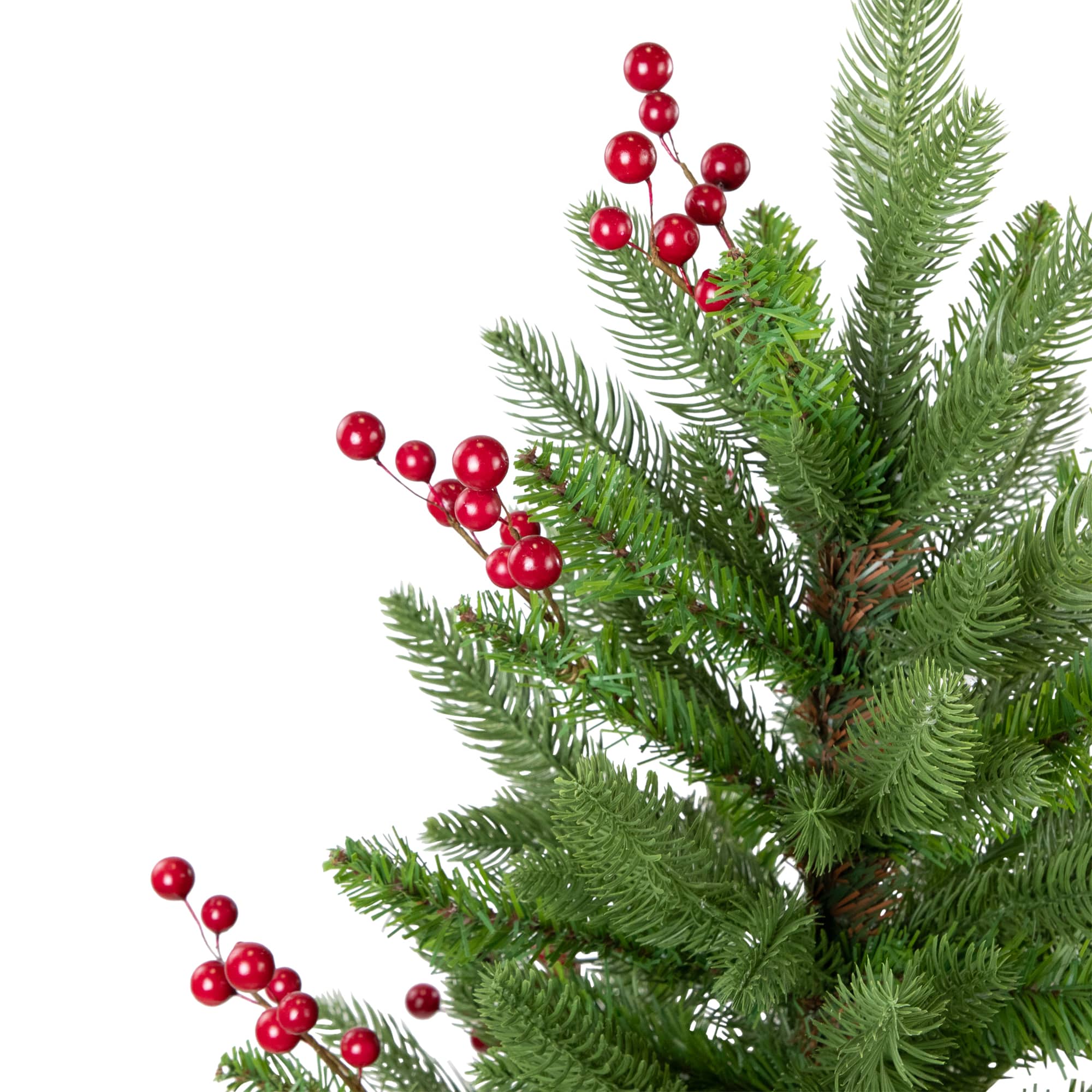 24" Unlit Real Touch™ Sarasota Pine Mini Artificial Christmas Tree in Burlap Base