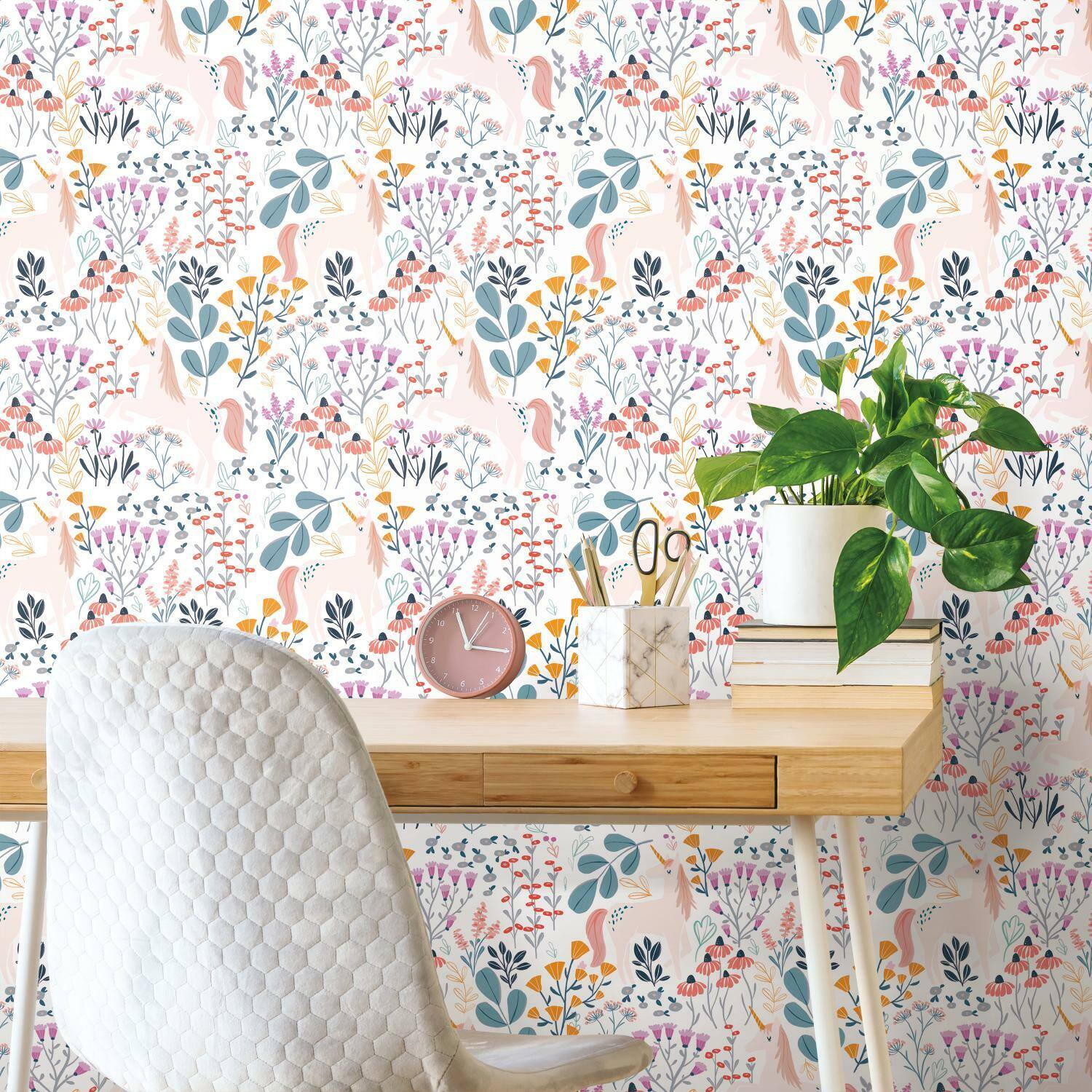 RoomMates Unicorn Paradise Peel &#x26; Stick Wallpaper