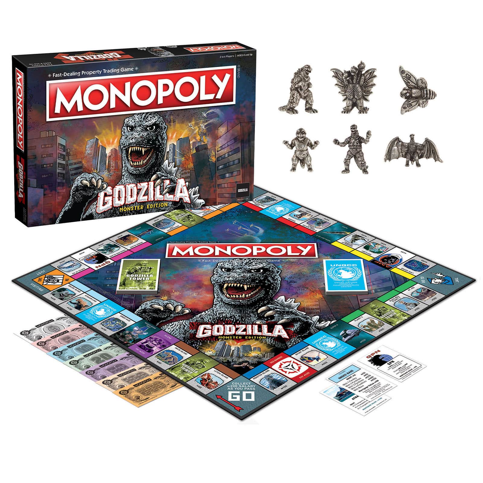 USAopoly MONOPOLY&#xAE;: Godzilla