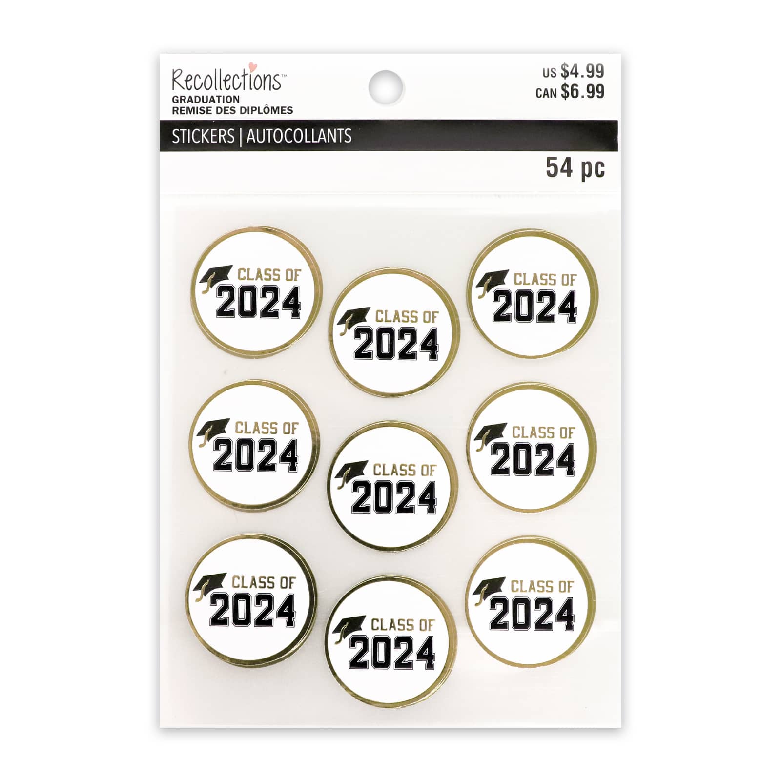 Graduation Class of 2024 Round Seal Stickers by Recollections&#x2122;