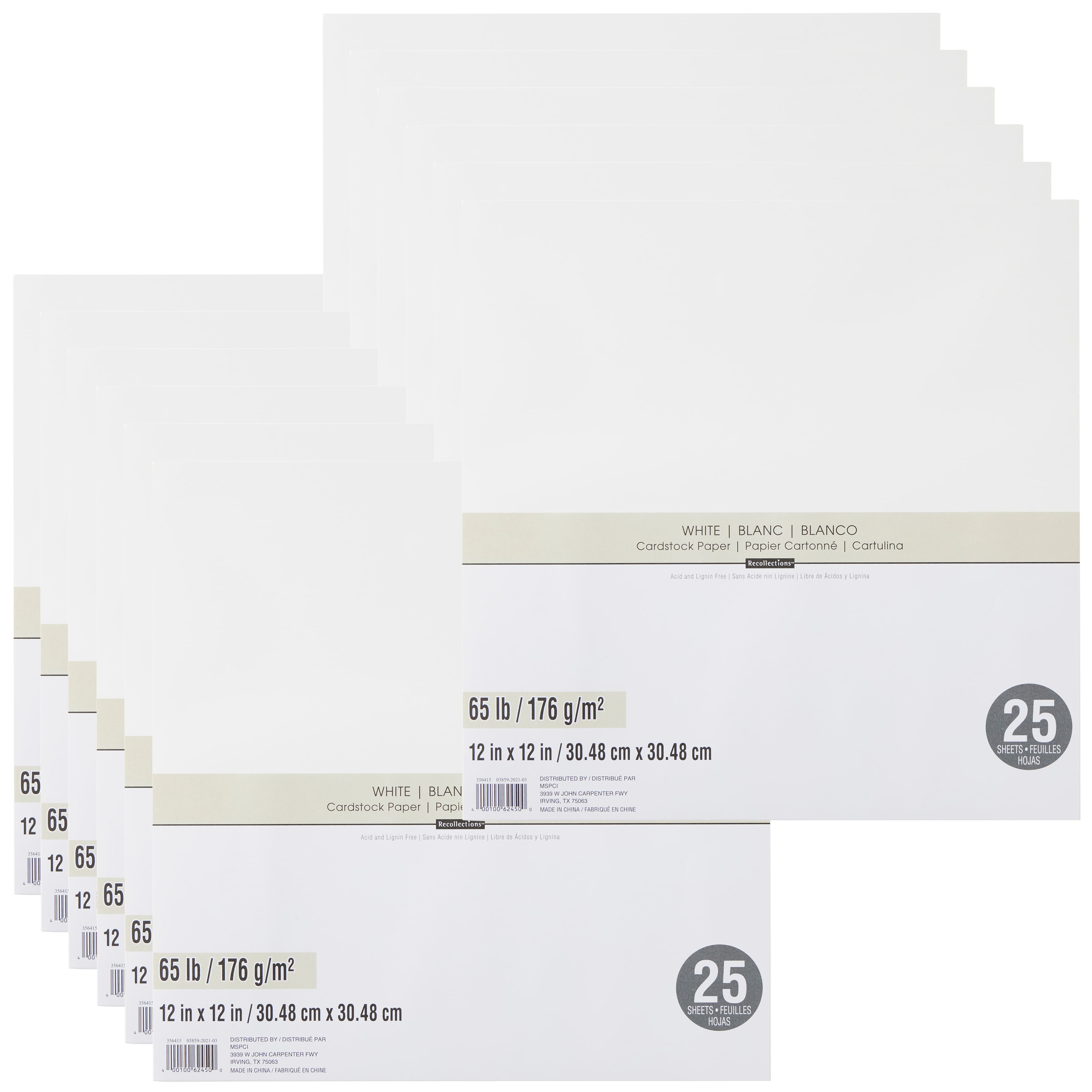 Black 12 x 12 Cardstock Paper by Recollections 100 Sheets | Michaels