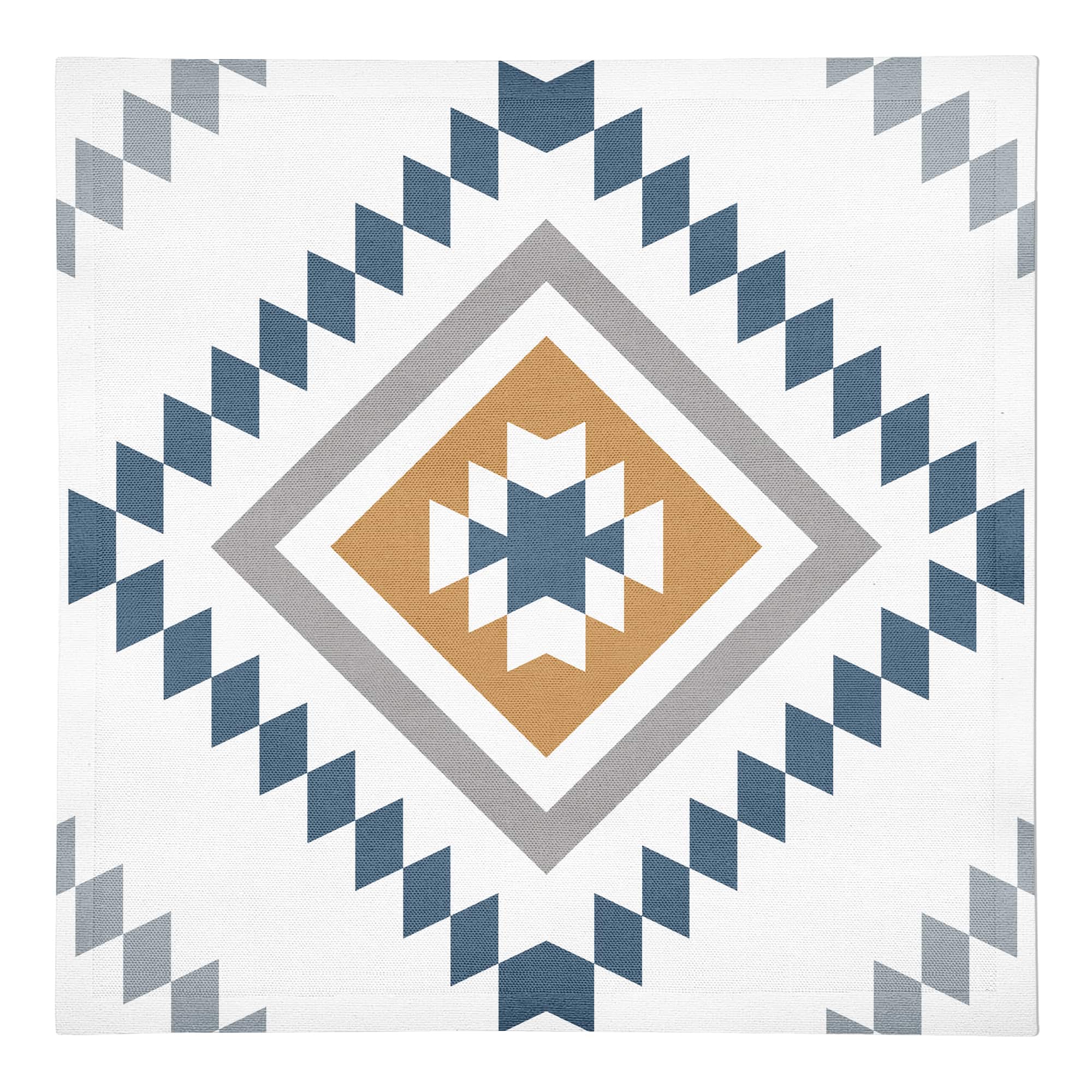 Southwest Diamond Pattern 10&#x22; x 10&#x22; Cotton Twill Napkin
