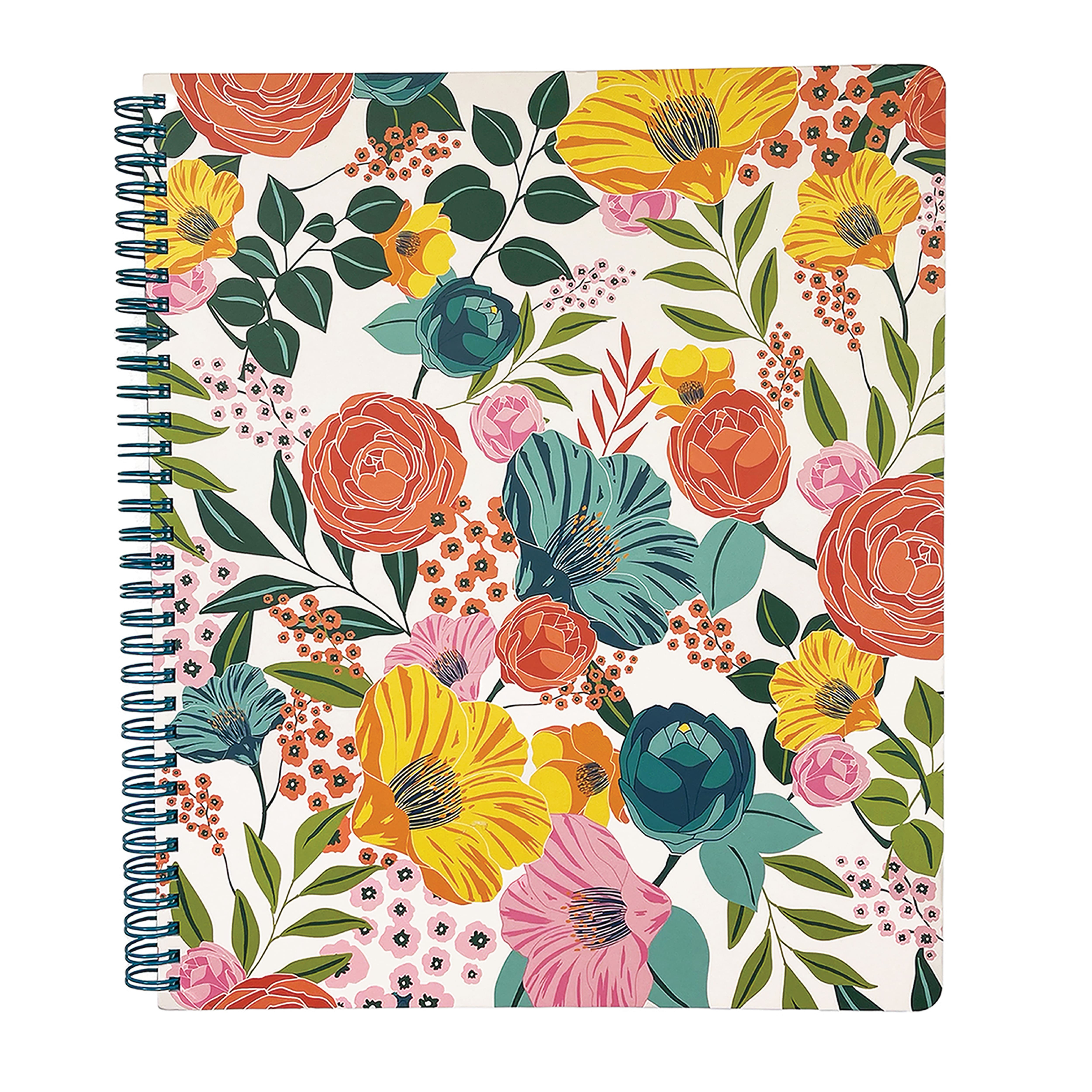 Steel Mill & Co.® Garden Blooms Cream Large Notebook