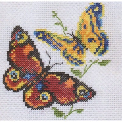 Alisa Beautiful Butterflies Cross Stitch Kit | Michaels