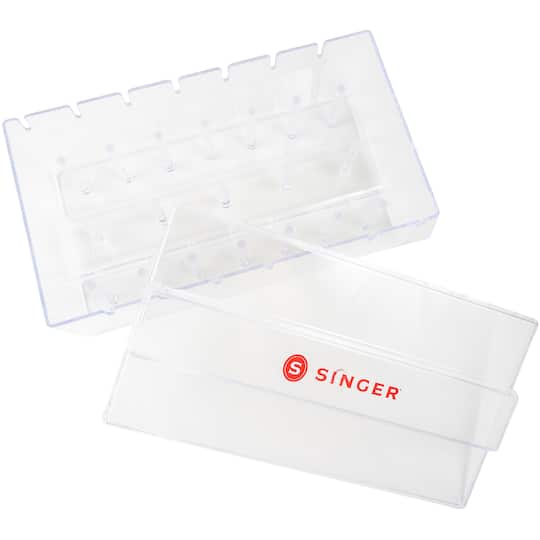 SINGER® Clear Plastic Thread Box | Michaels