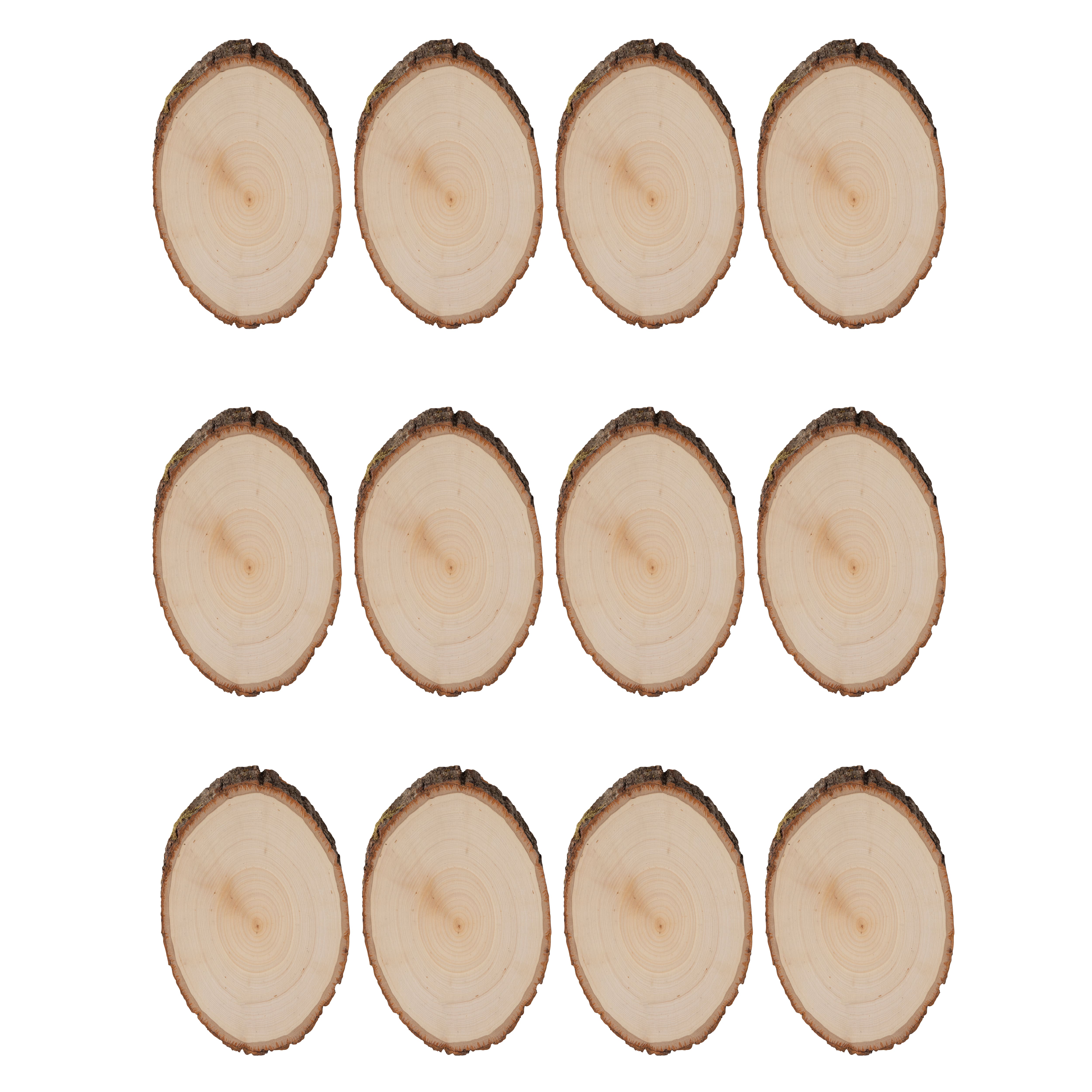 12 Pack: Basswood Round by Make Market&#xAE;