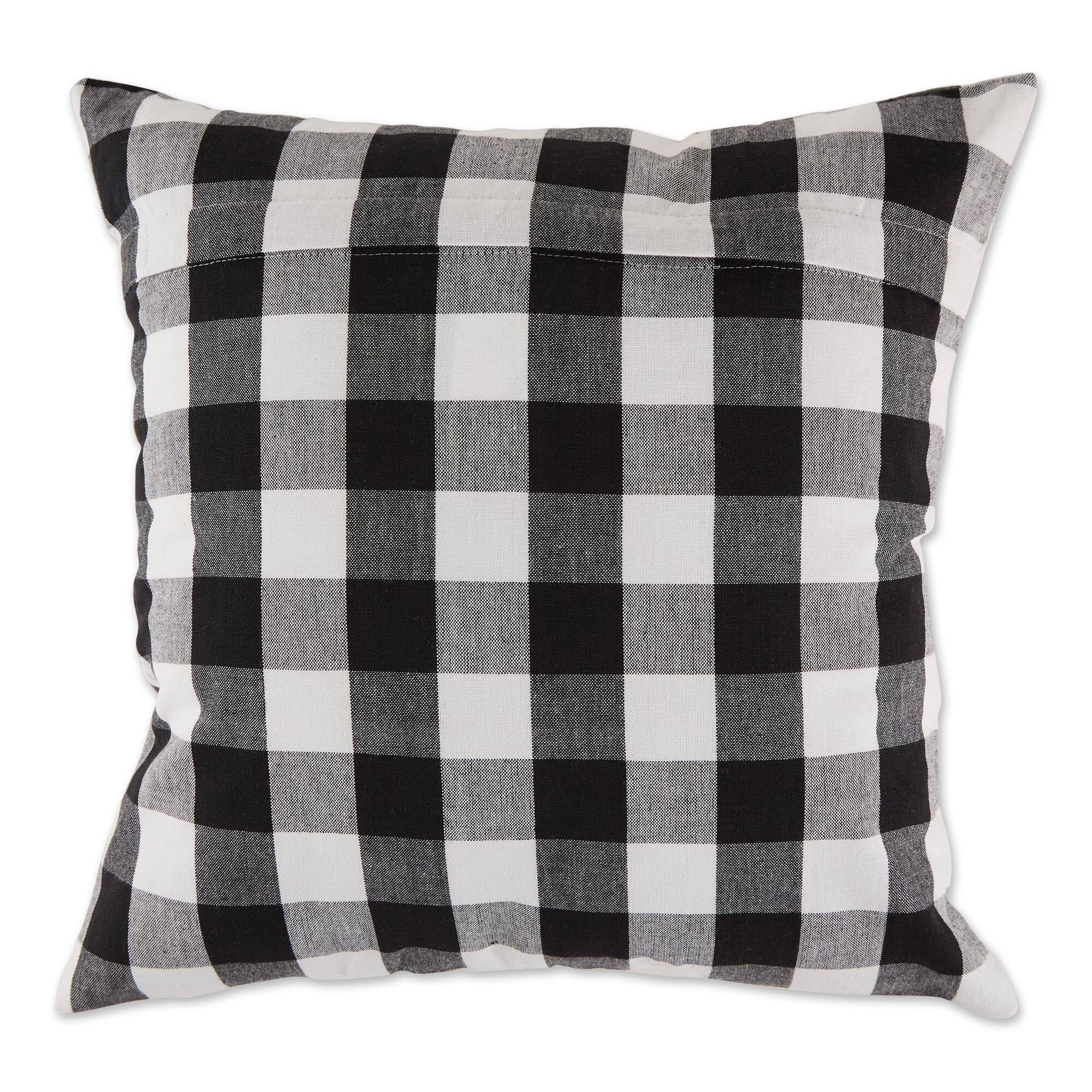 DII® Christmas Buffalo Check & Print Pillow Cover Set