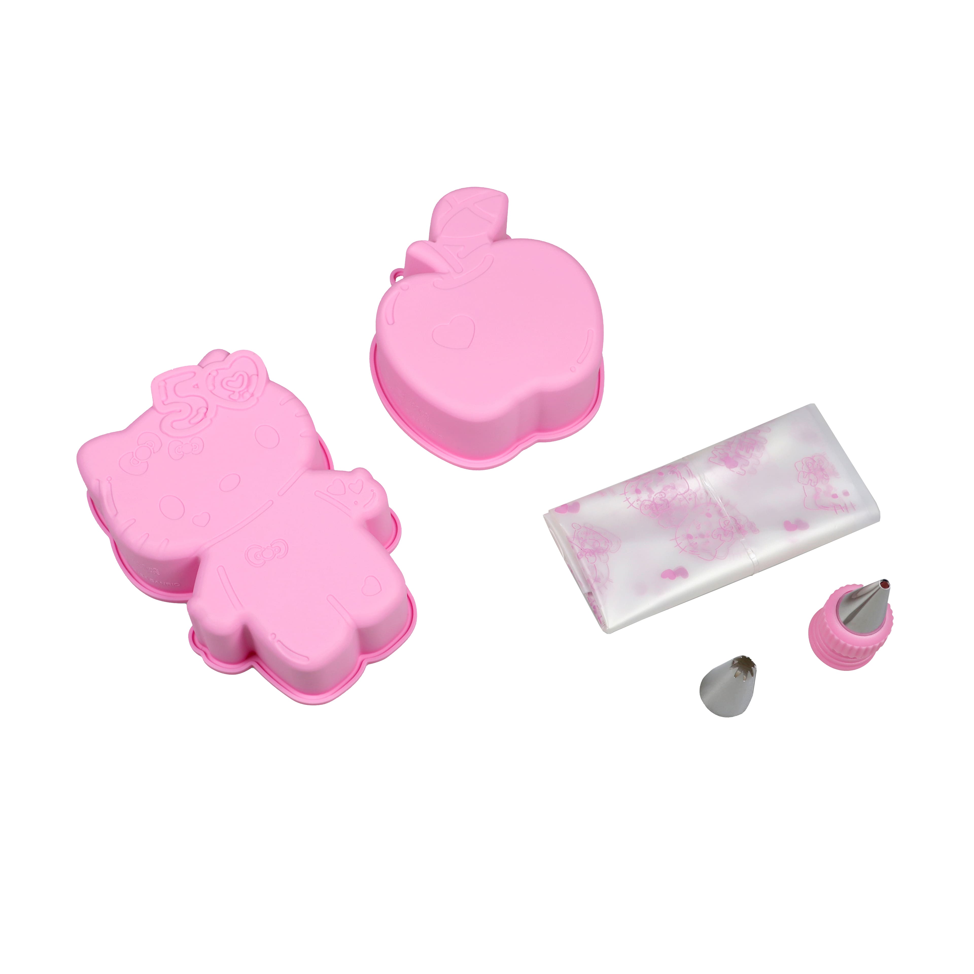 Handstand Kitchen Hello Kitty&#xAE; 50th Anniversary Mini Cake &#x26; Frosting Set