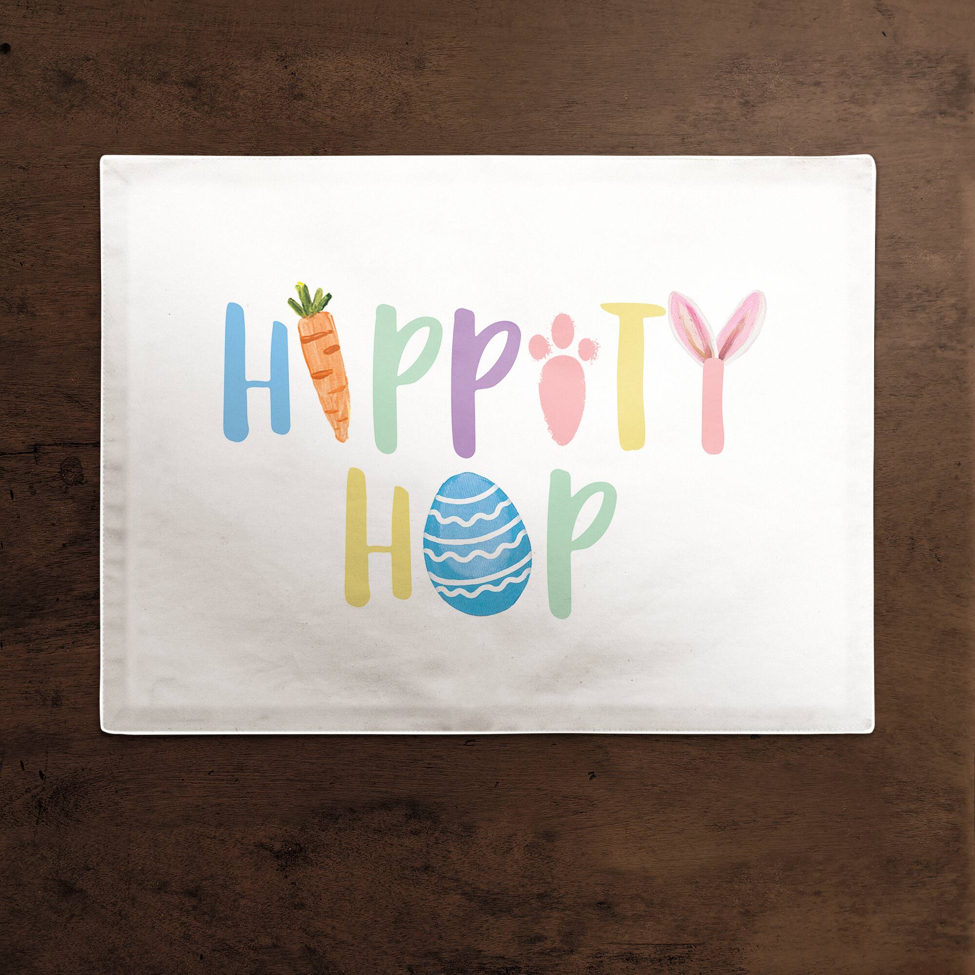 Hippity Hop 14" x 18" Poly Twill Placemat