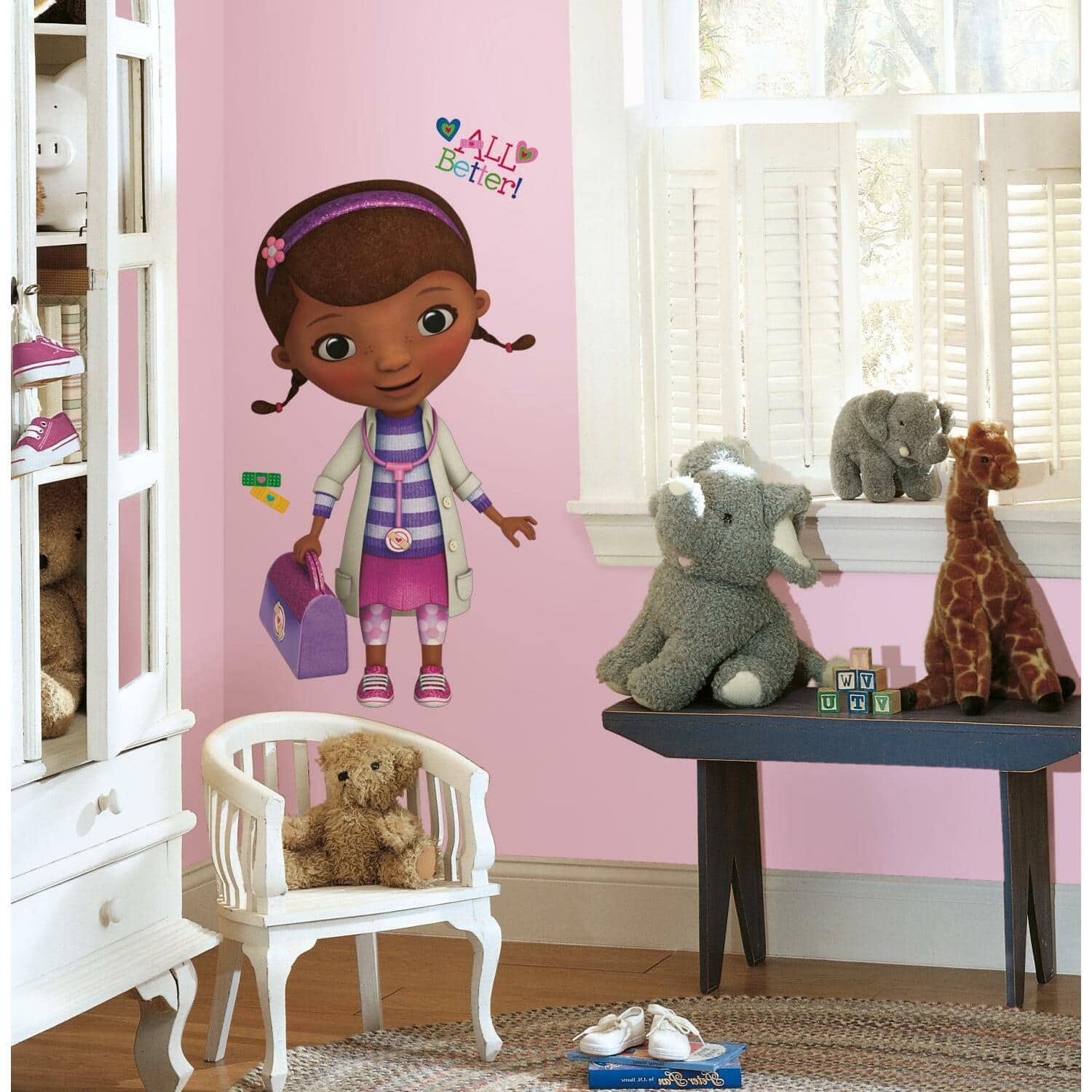 RoomMates Doc McStuffins Peel &#x26; Stick Wall Decals
