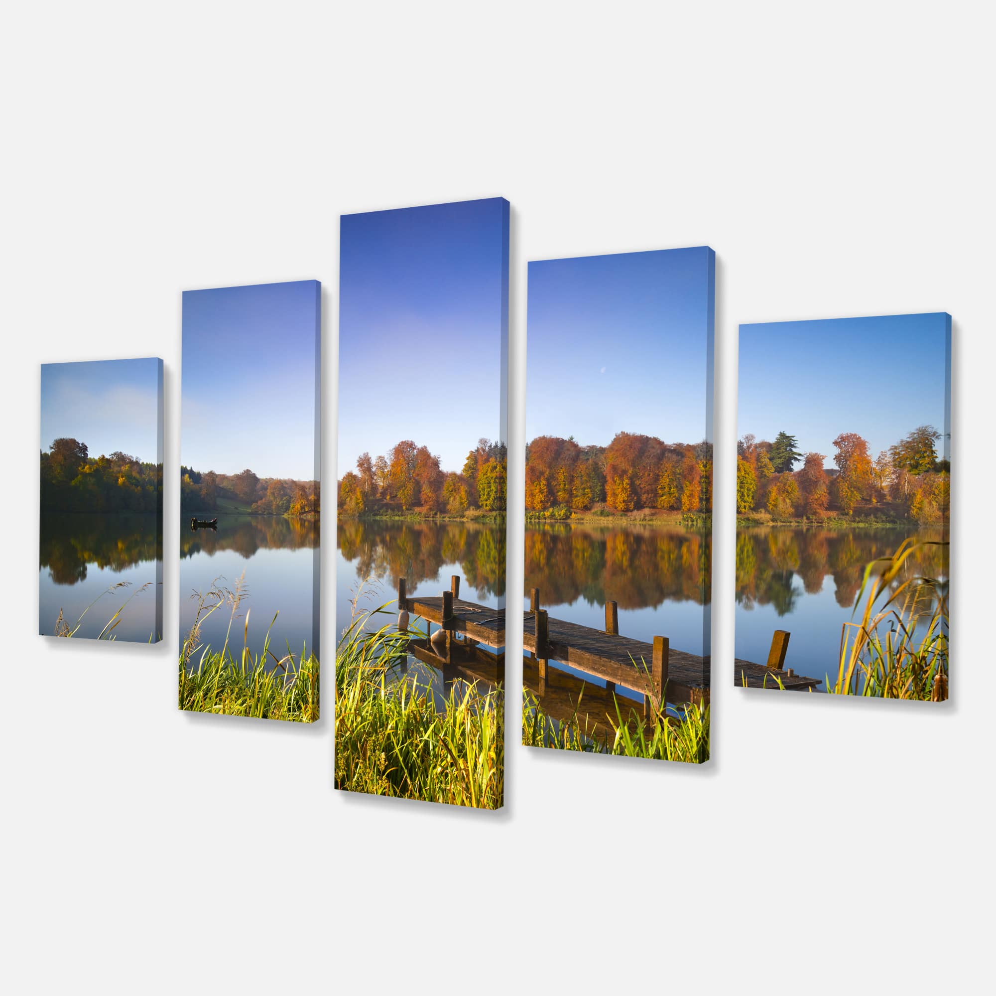 Designart - Still Waters of Fall Lake