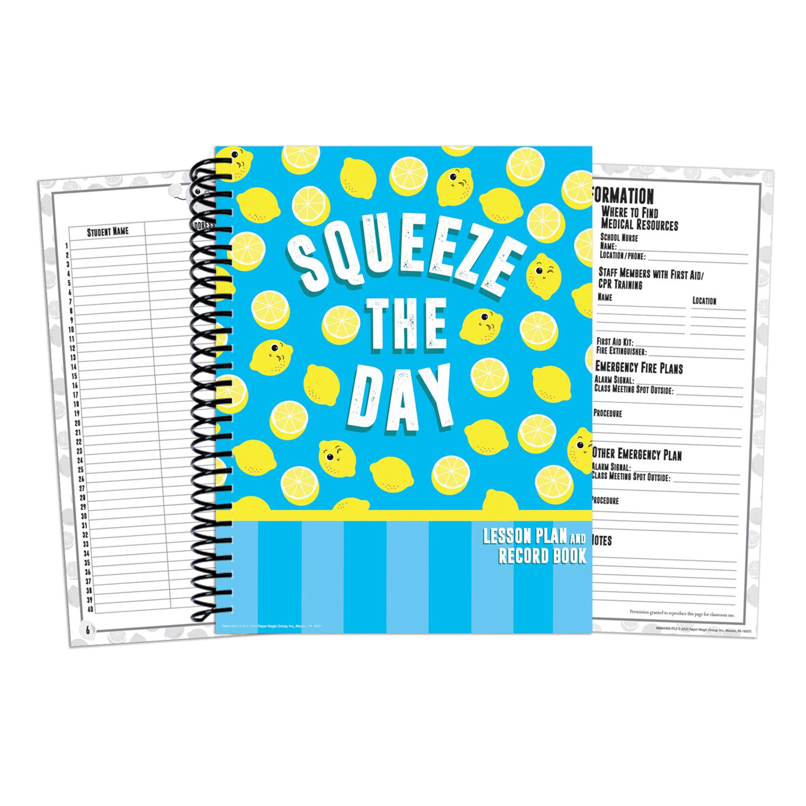 Eureka&#xAE; Always Try Your Zest Lesson Plan Book, 2ct.