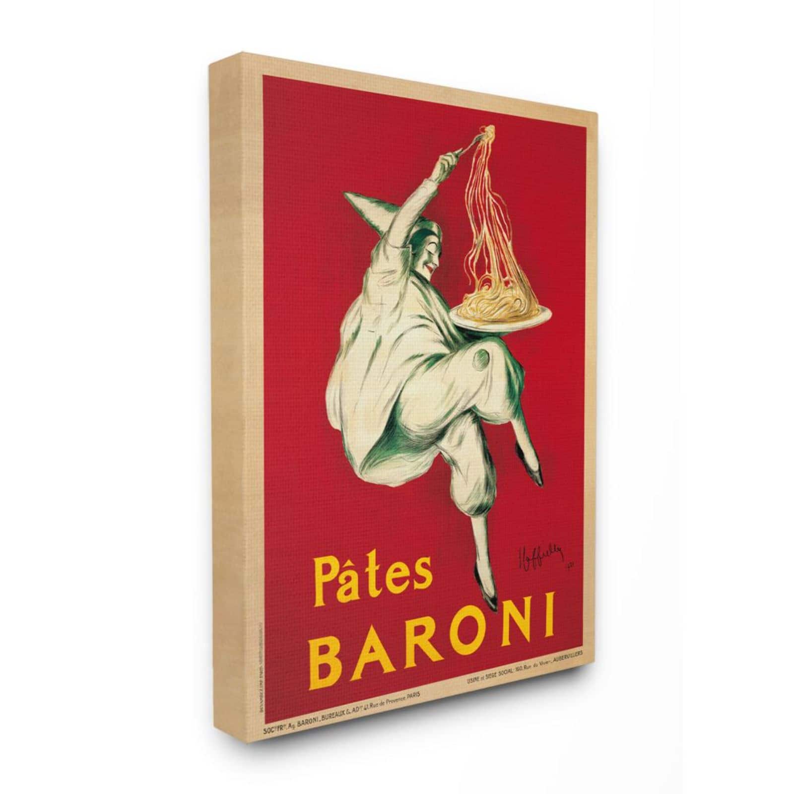 Stupell Industries Pates Baroni Vintage Poster Canvas Wall Art Michaels