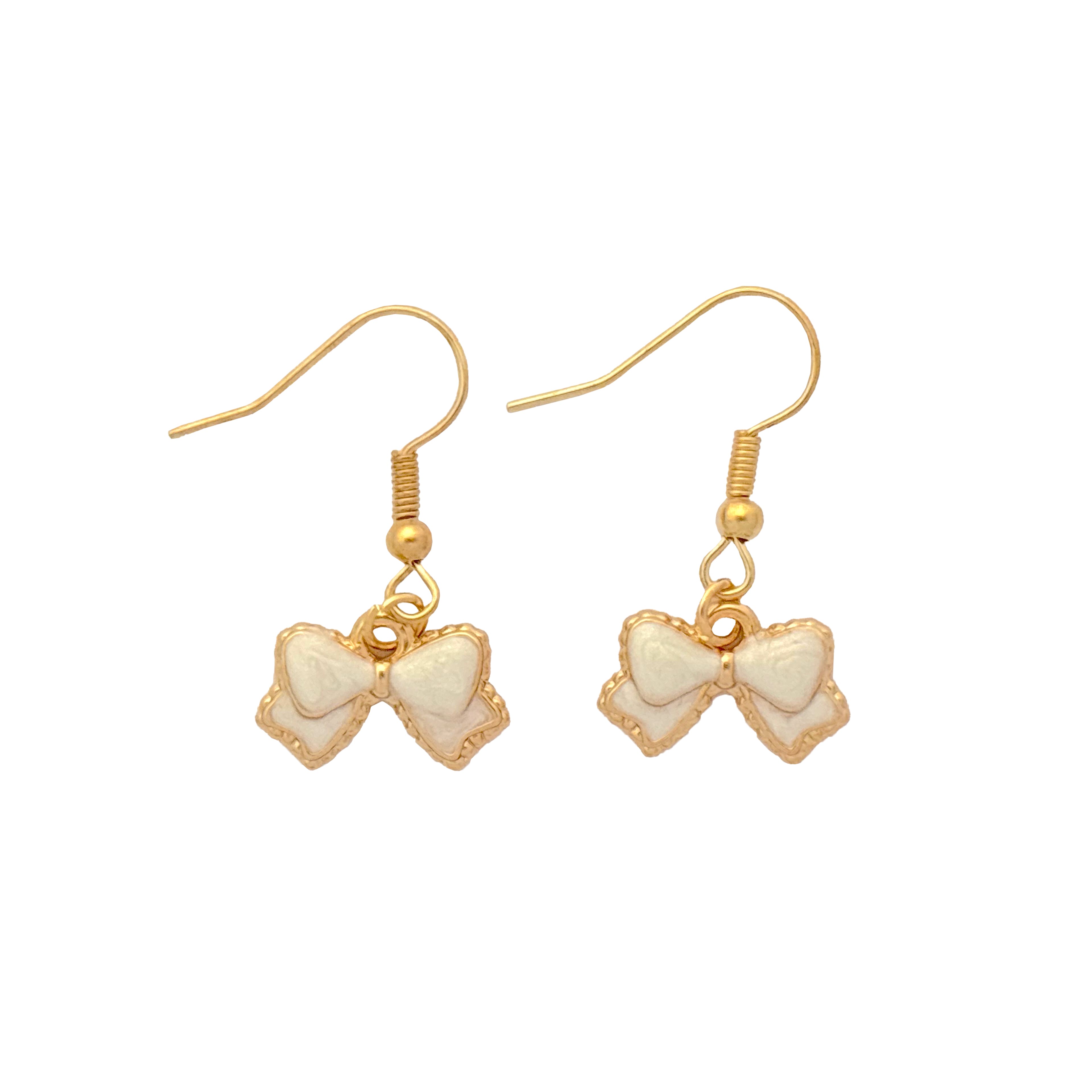 Blue Moon Studio&#x2122; White Metal Bow Charms, 4ct.