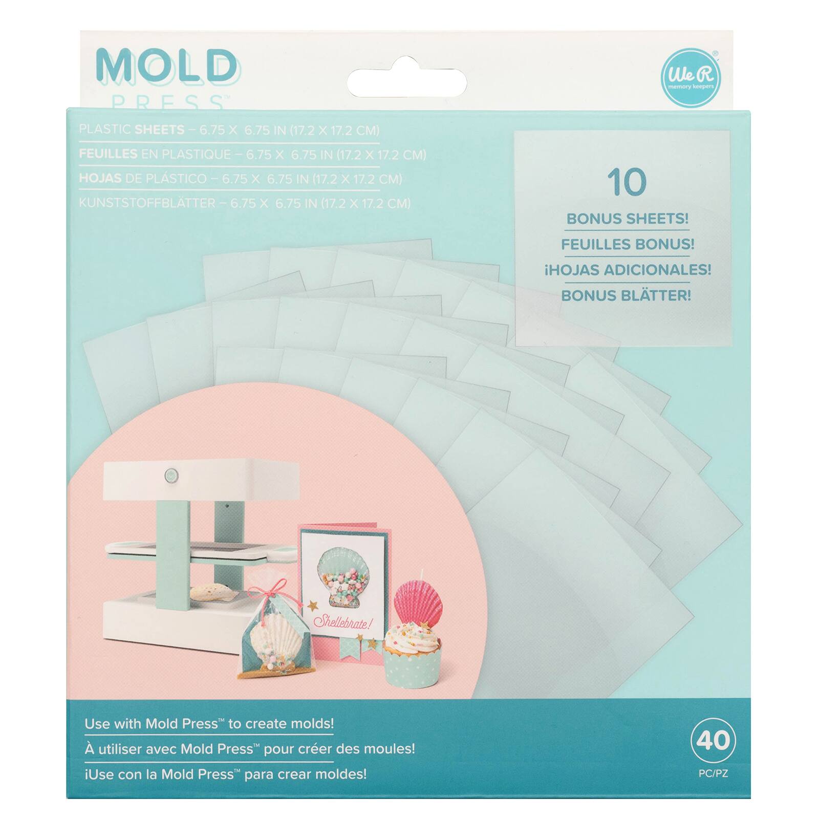 We R Memory Keepers® Mold Press™ Plastic Sheets, 40 Sheets | Michaels