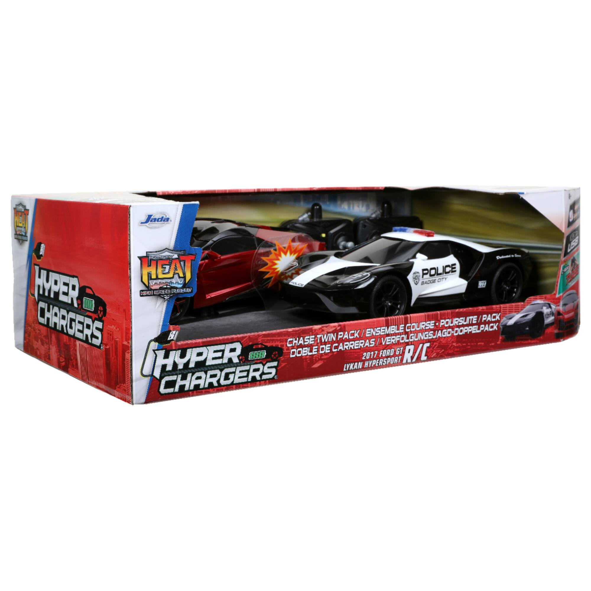 Jada Toys&#xAE; HyperChargers 1:16 Battle Machine RC Twin Pack