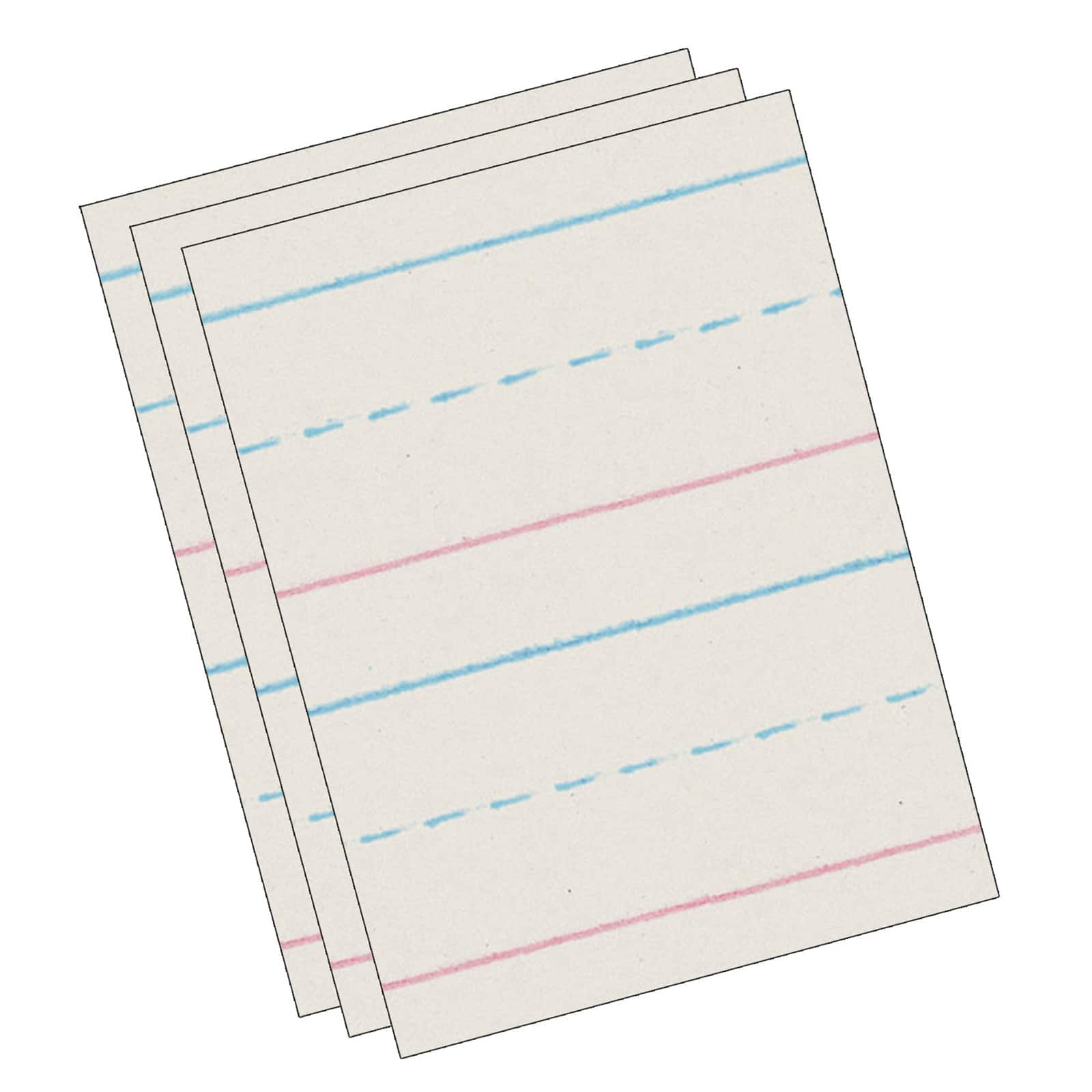 Pacon&#xAE; Zaner-Bloser&#x2122; Grade 1 Newsprint Handwriting Paper, 3 Packs of 500