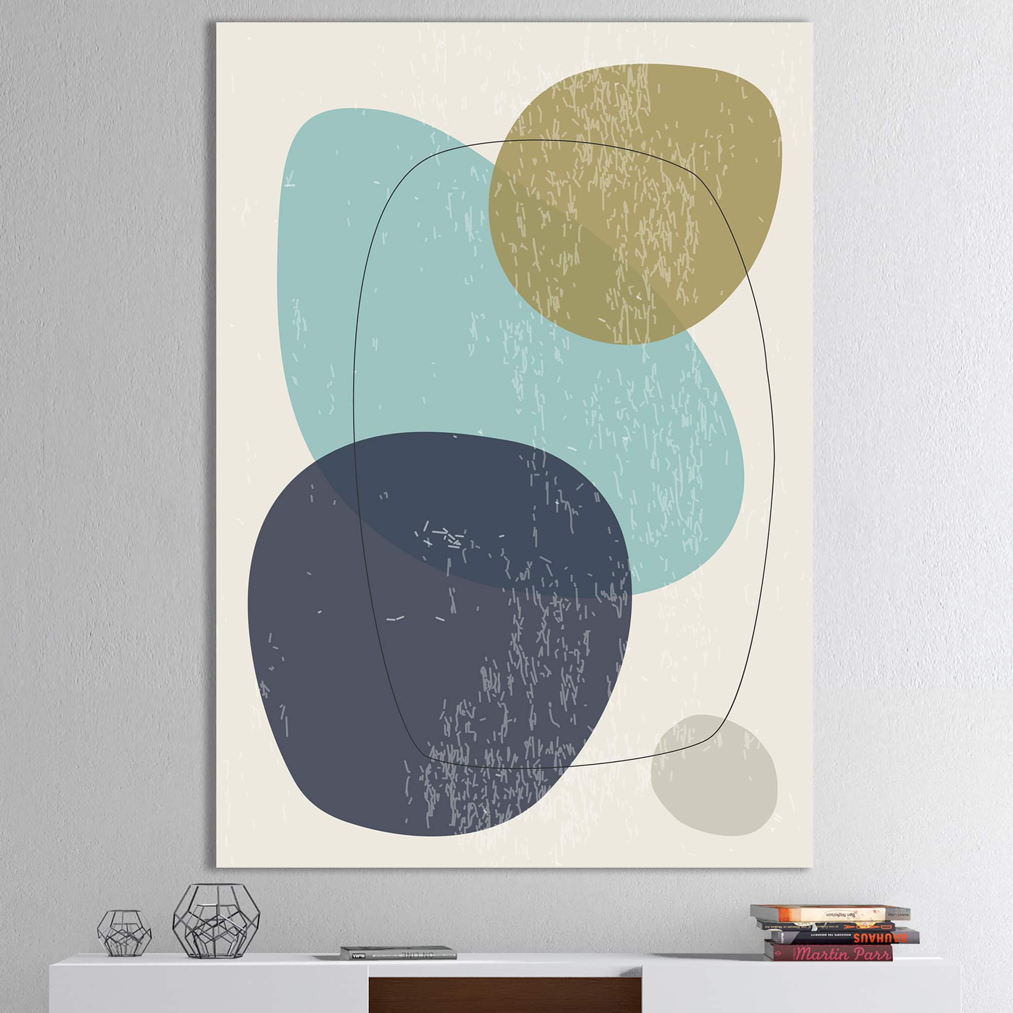 Designart - Minimal Elementary Organic And Geometric Compostions XXXIX