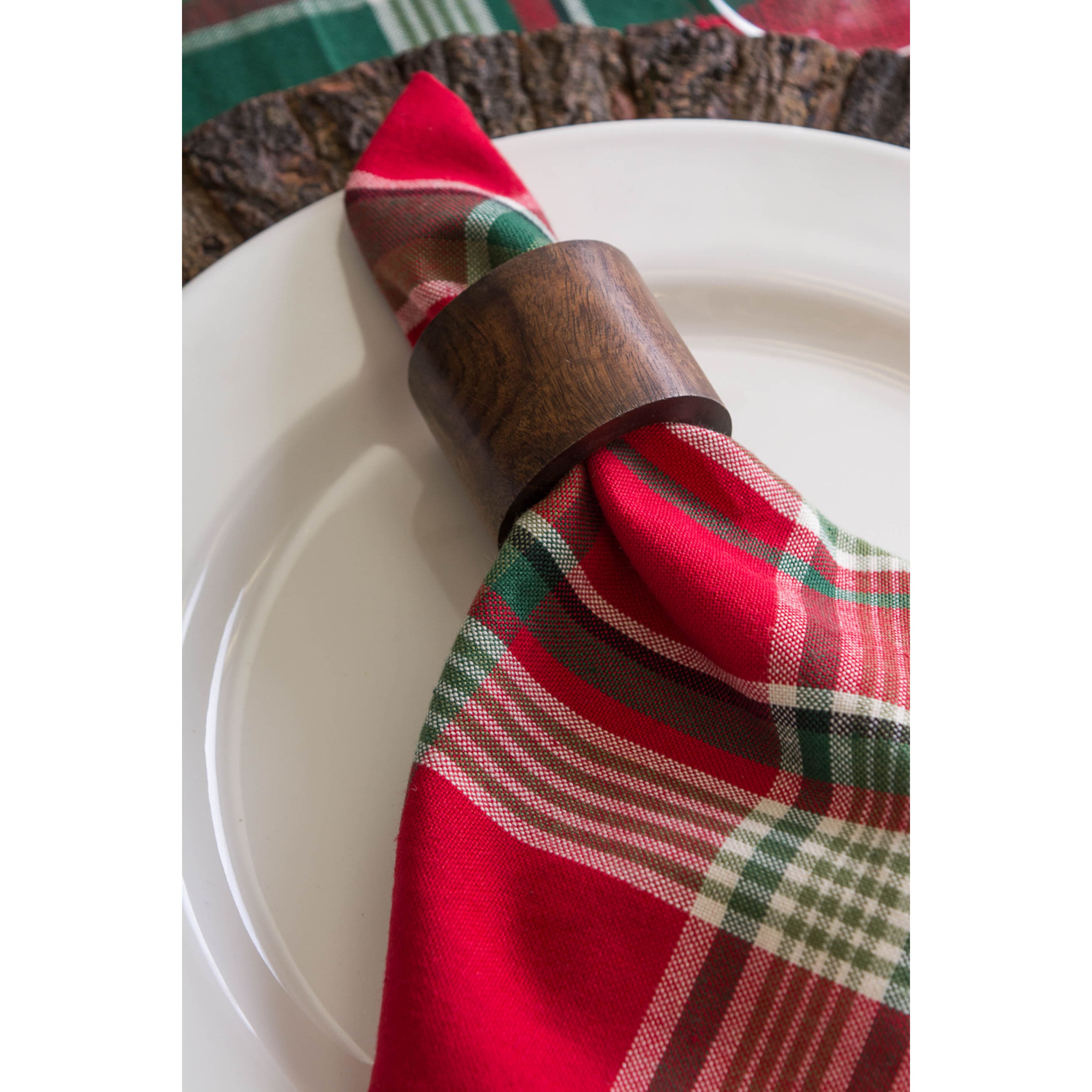 DII® Wood Band Napkin Rings, 4ct.