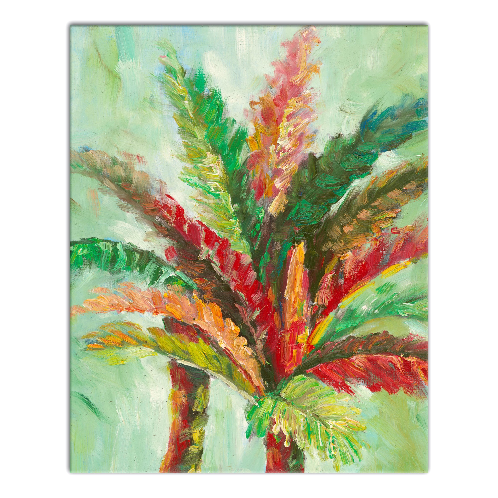 Colorful Palm 16" x 20" Canvas Wall Art