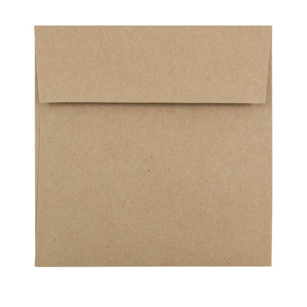 JAM Paper 5.5" x 5.5" Square Premium Invitation Envelopes, 25ct.