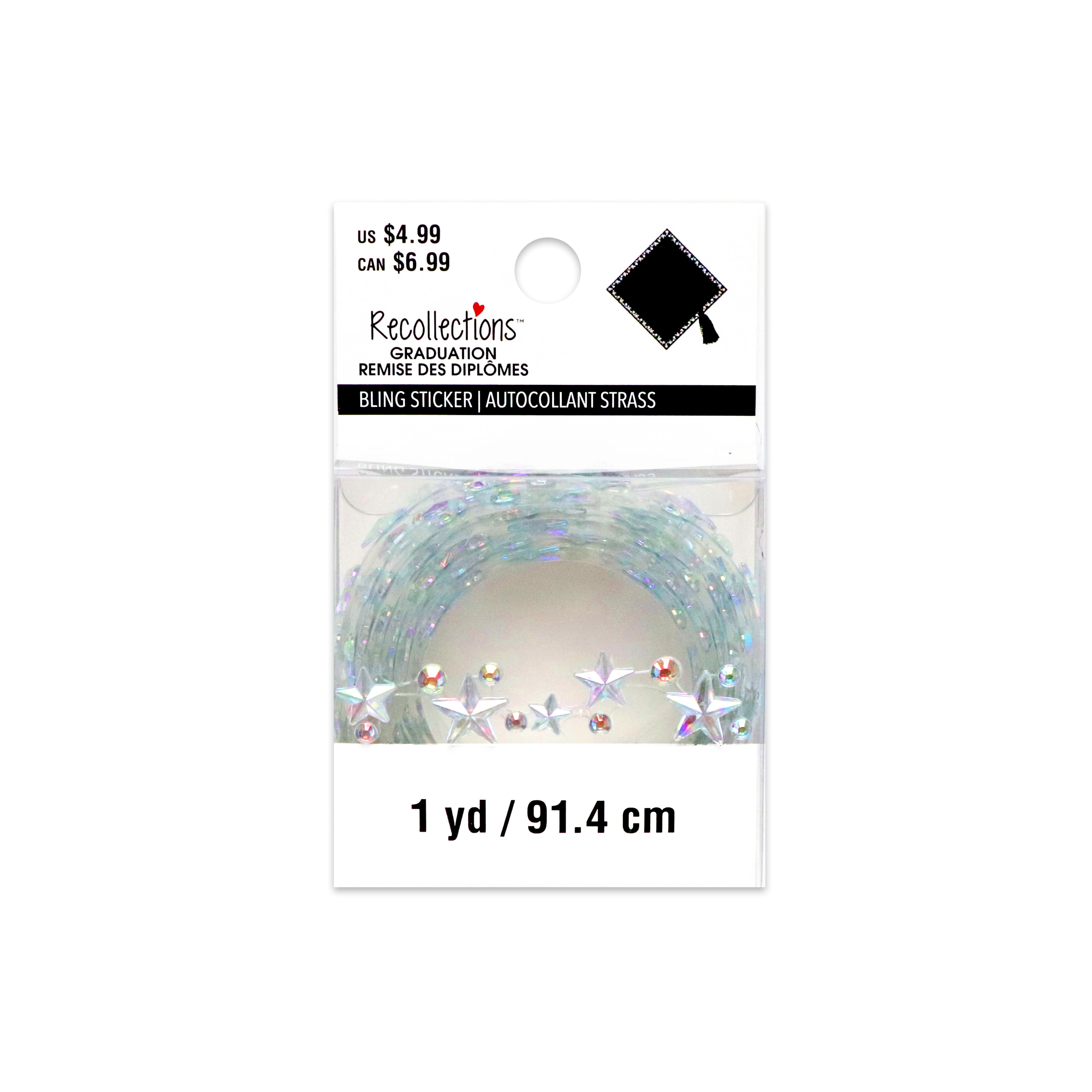 Iridescent Stars Graduation Bling Sticker Roll by Recollections&#x2122;