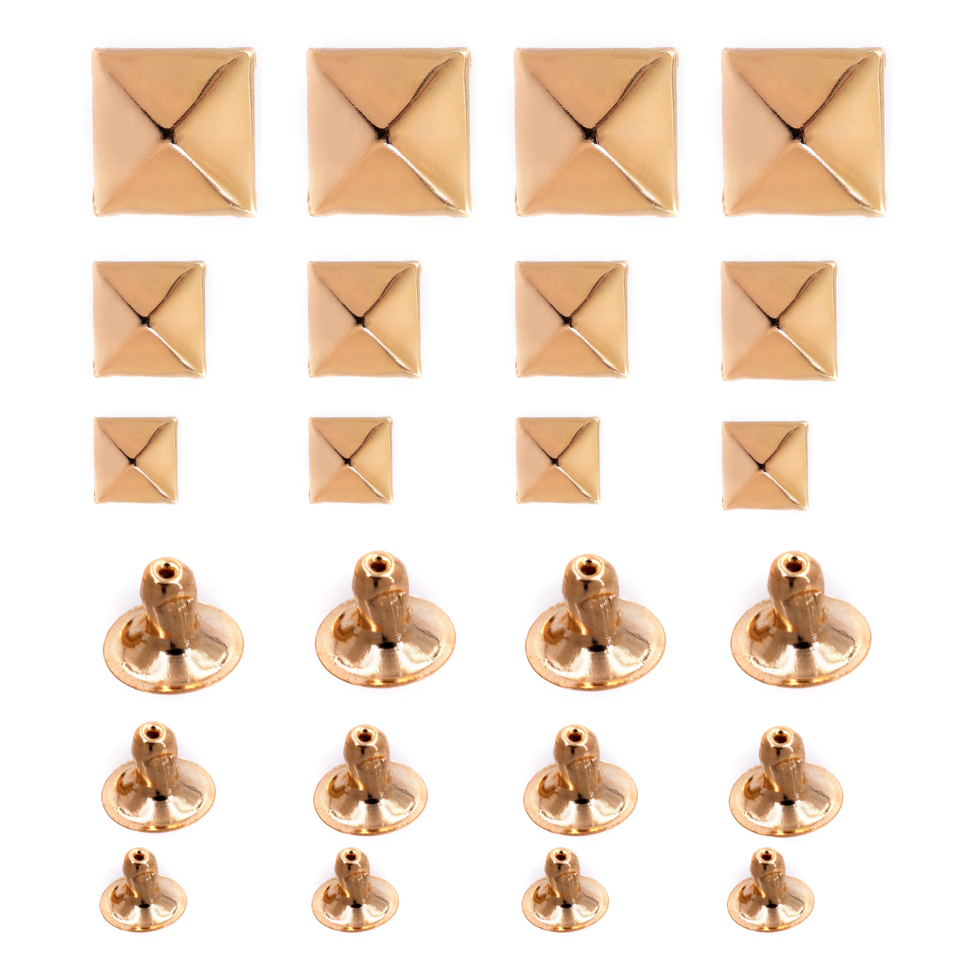 Assorted Gold Leather Rivet Mix by Bead Landing&#x2122;