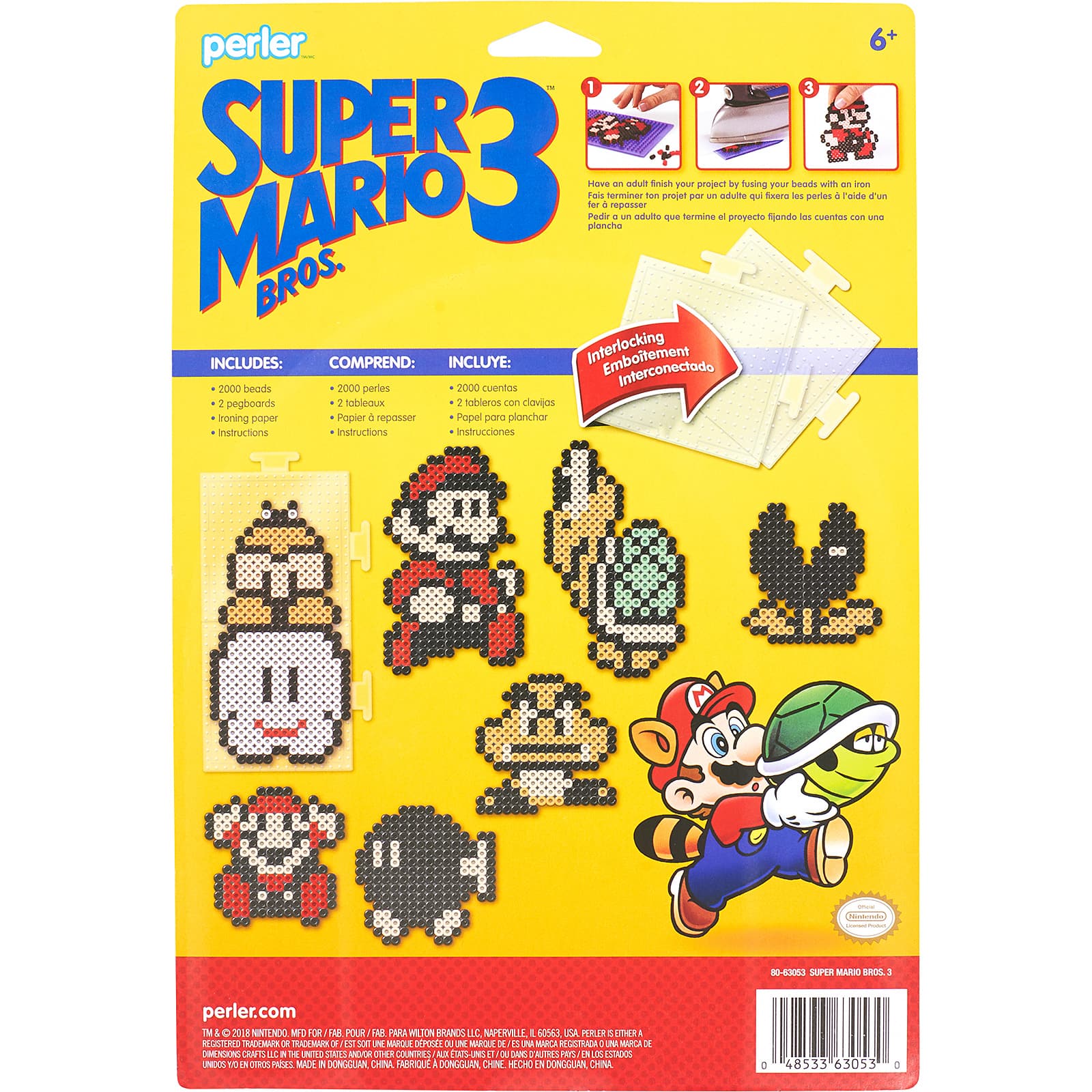 Perler&#x2122; Super Mario Bros. 3&#x2122; Fused Bead Kit