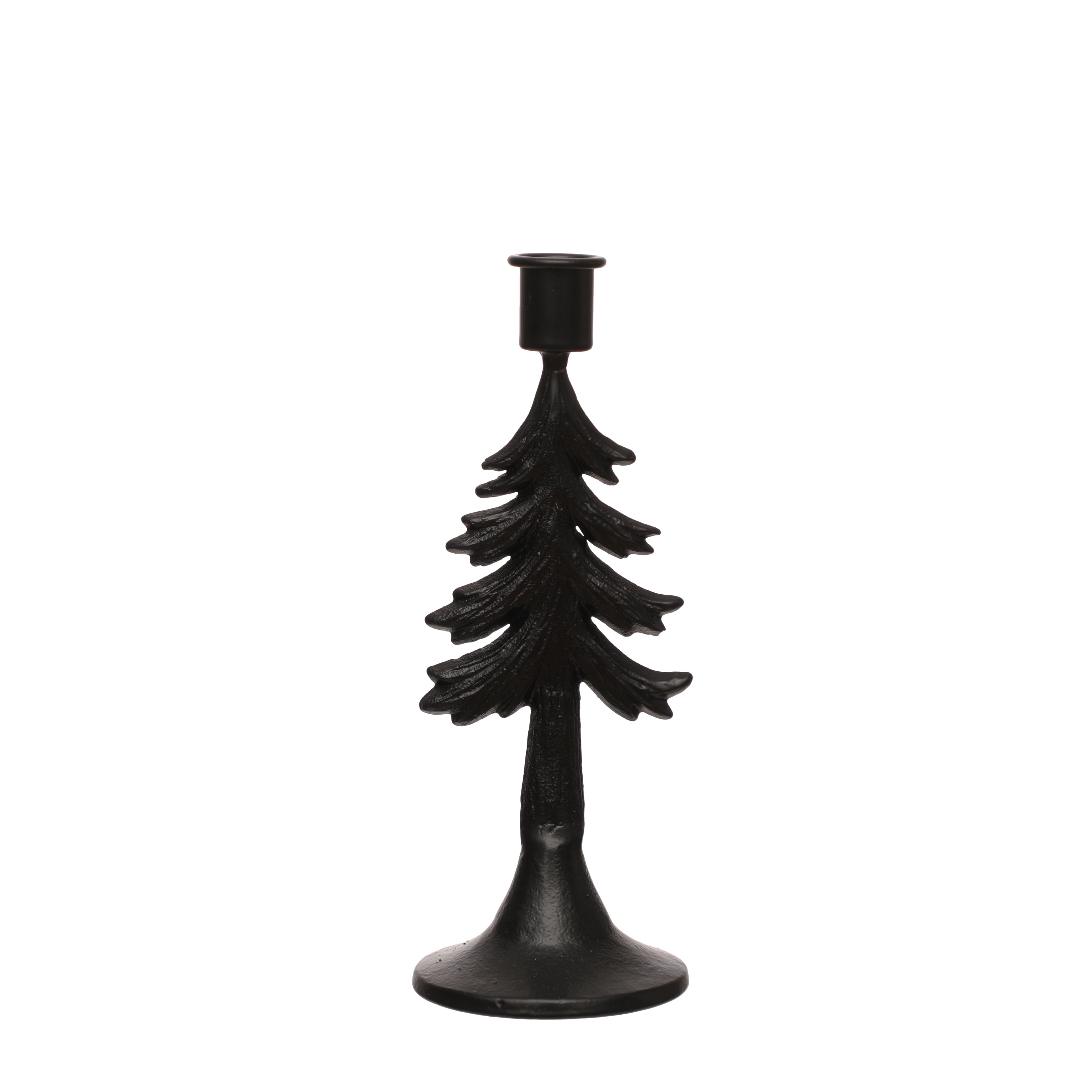 Black Christmas Tree Metal Candle Holder by Ashland&#xAE;