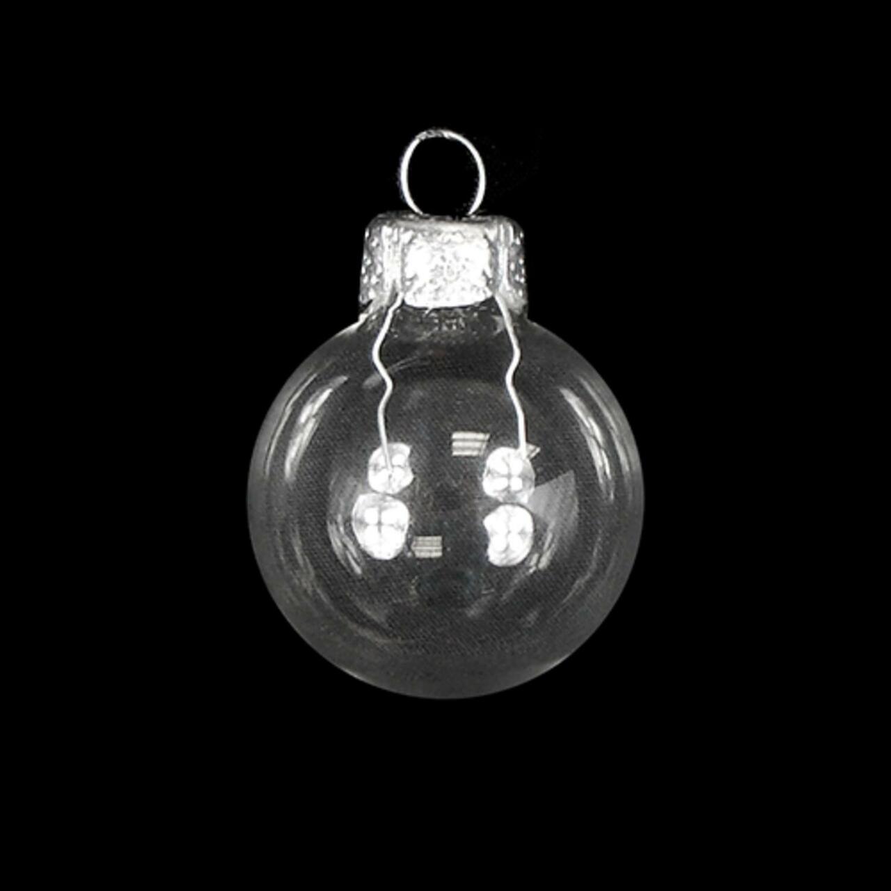 Whitehurst 28ct. 2&#x22; Clear Glass Ball Ornaments