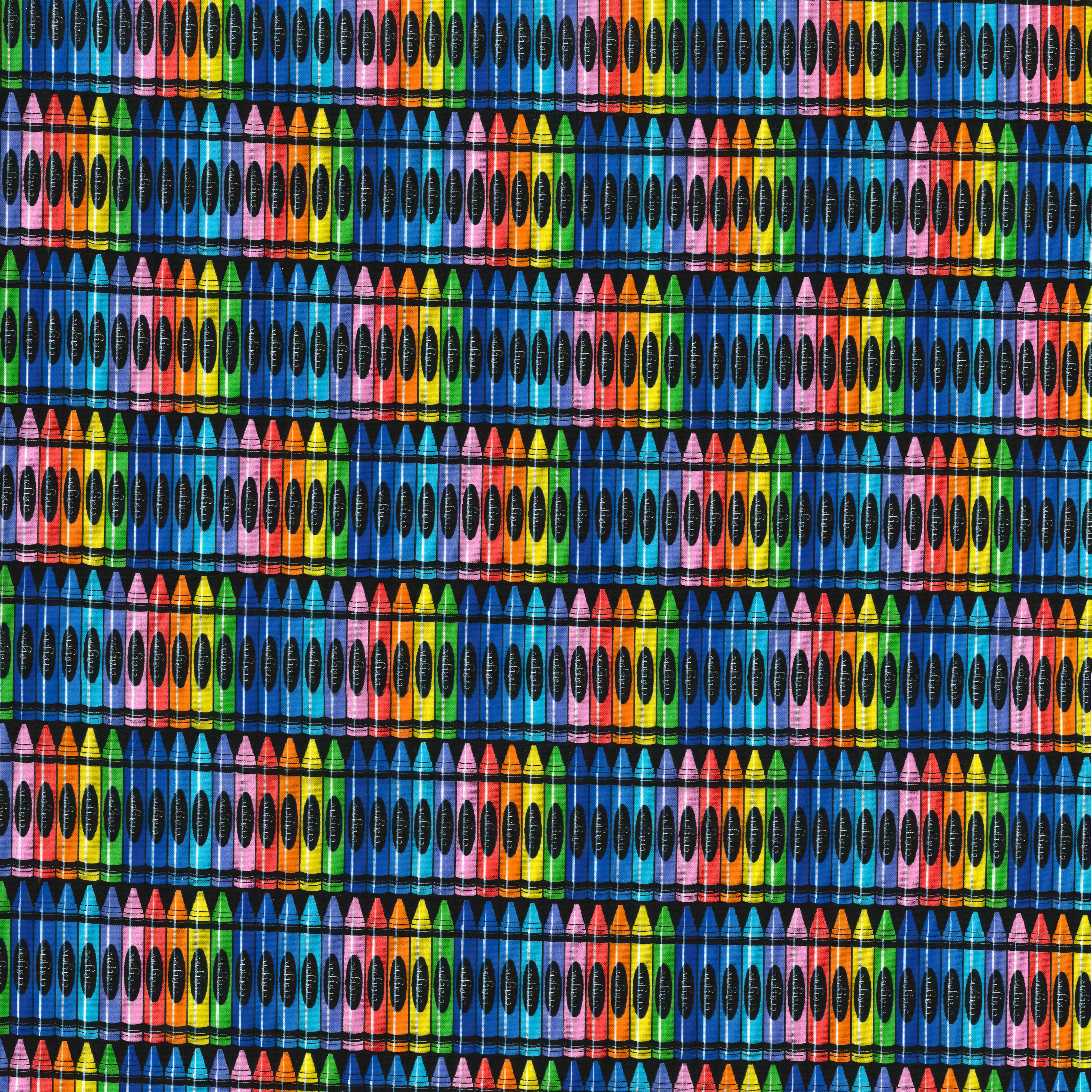 Fabric Traditions Crayons Cotton Fabric