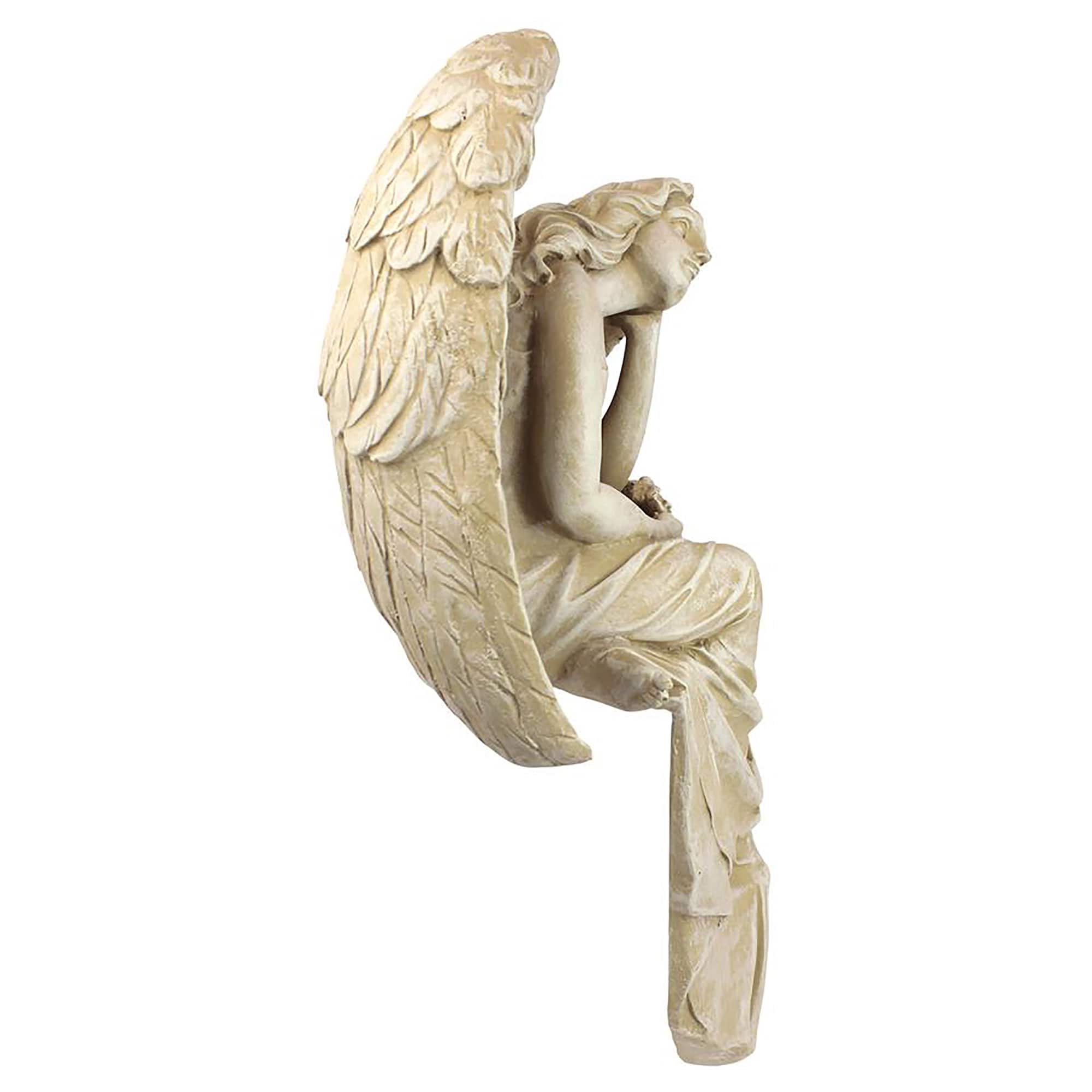 Design Toscano 15&#x22; Resting Grace Sitting Angel Statue
