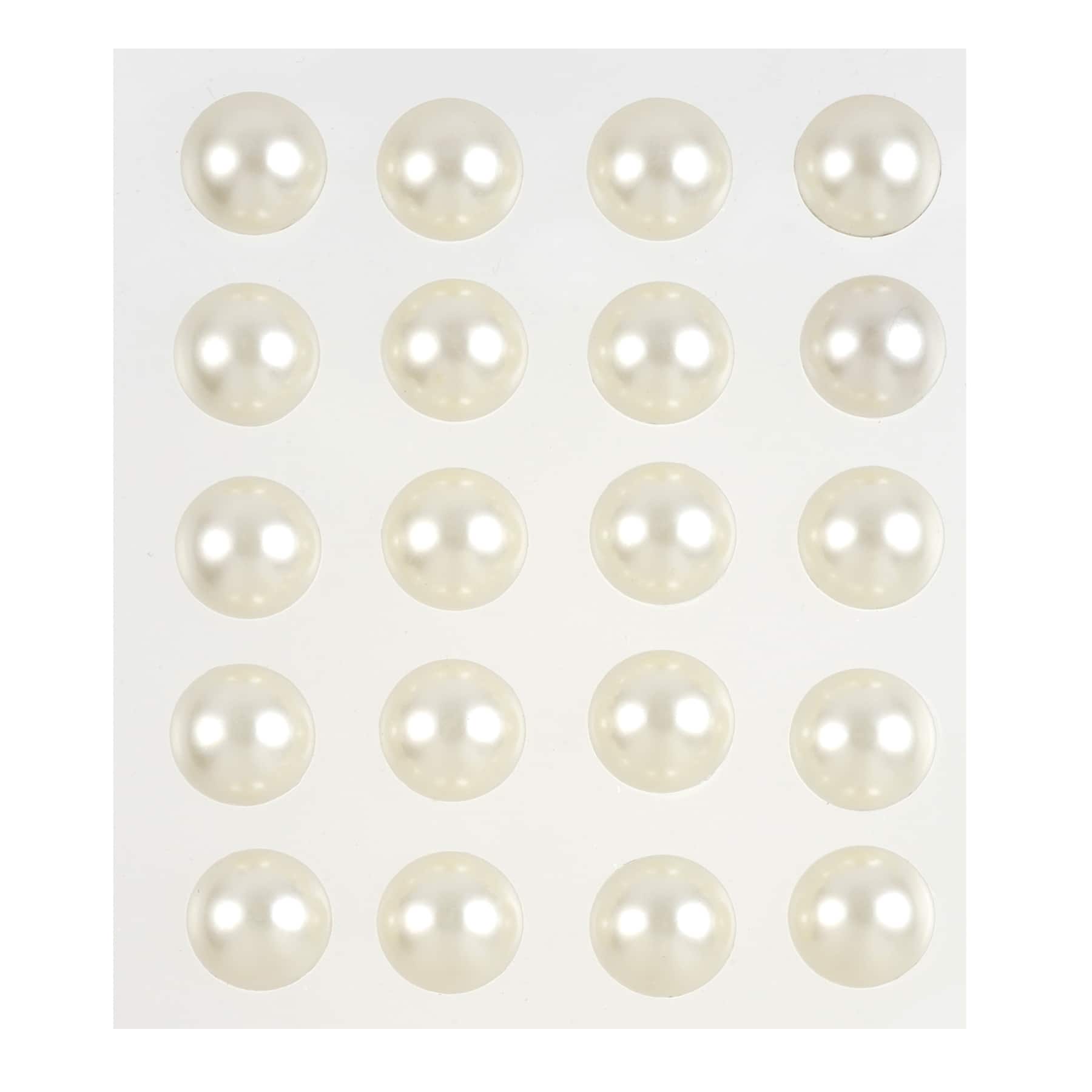 12 Packs: 20 ct. (240 total) 16mm Pearl Stickers by Recollections™