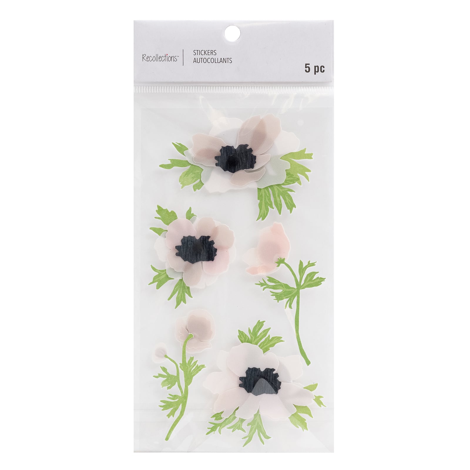 12 Pack: Anemone Flower Stickers by Recollections™