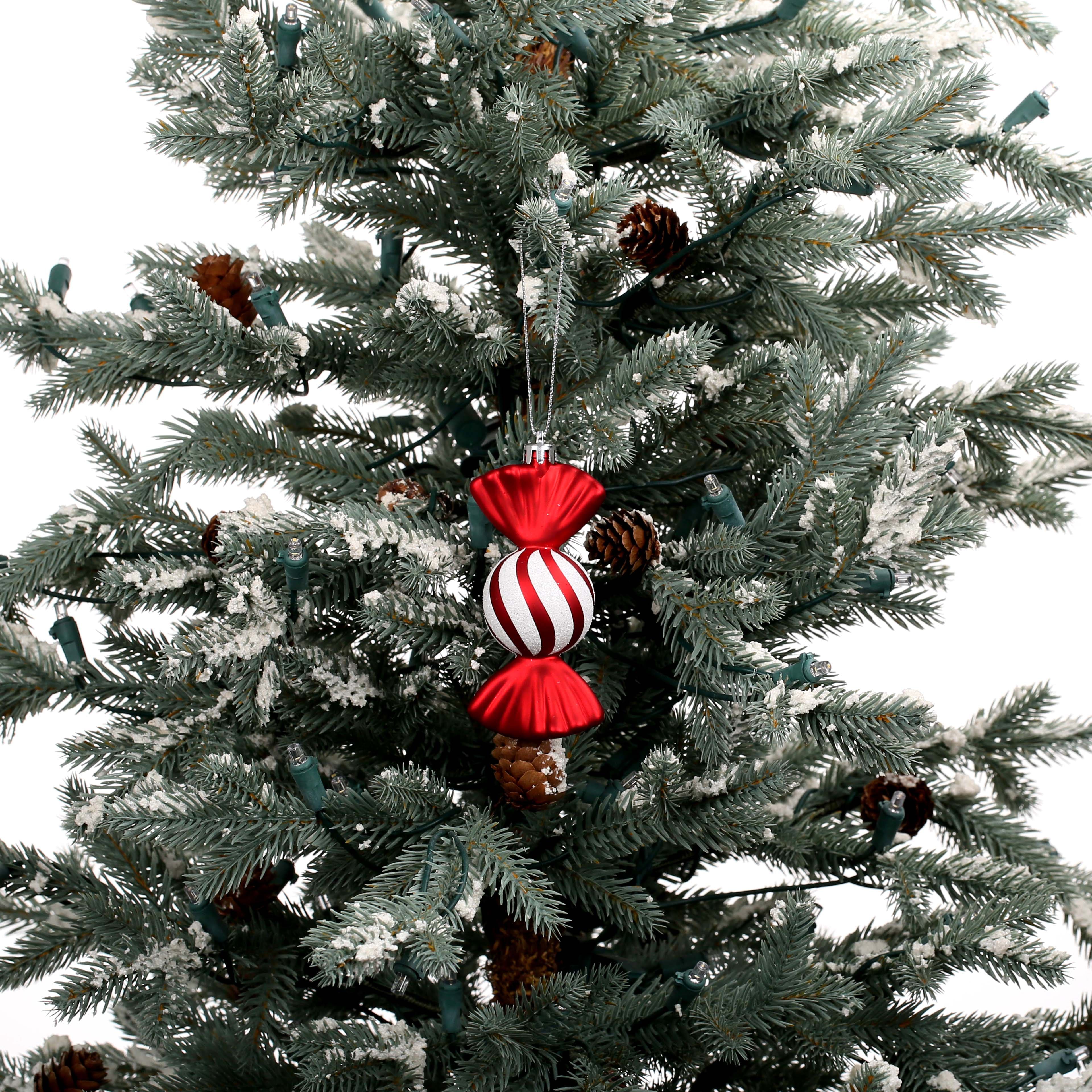 8 Pack 4.1&#x22; Red &#x26; White Candy Ornaments by Ashland&#xAE;