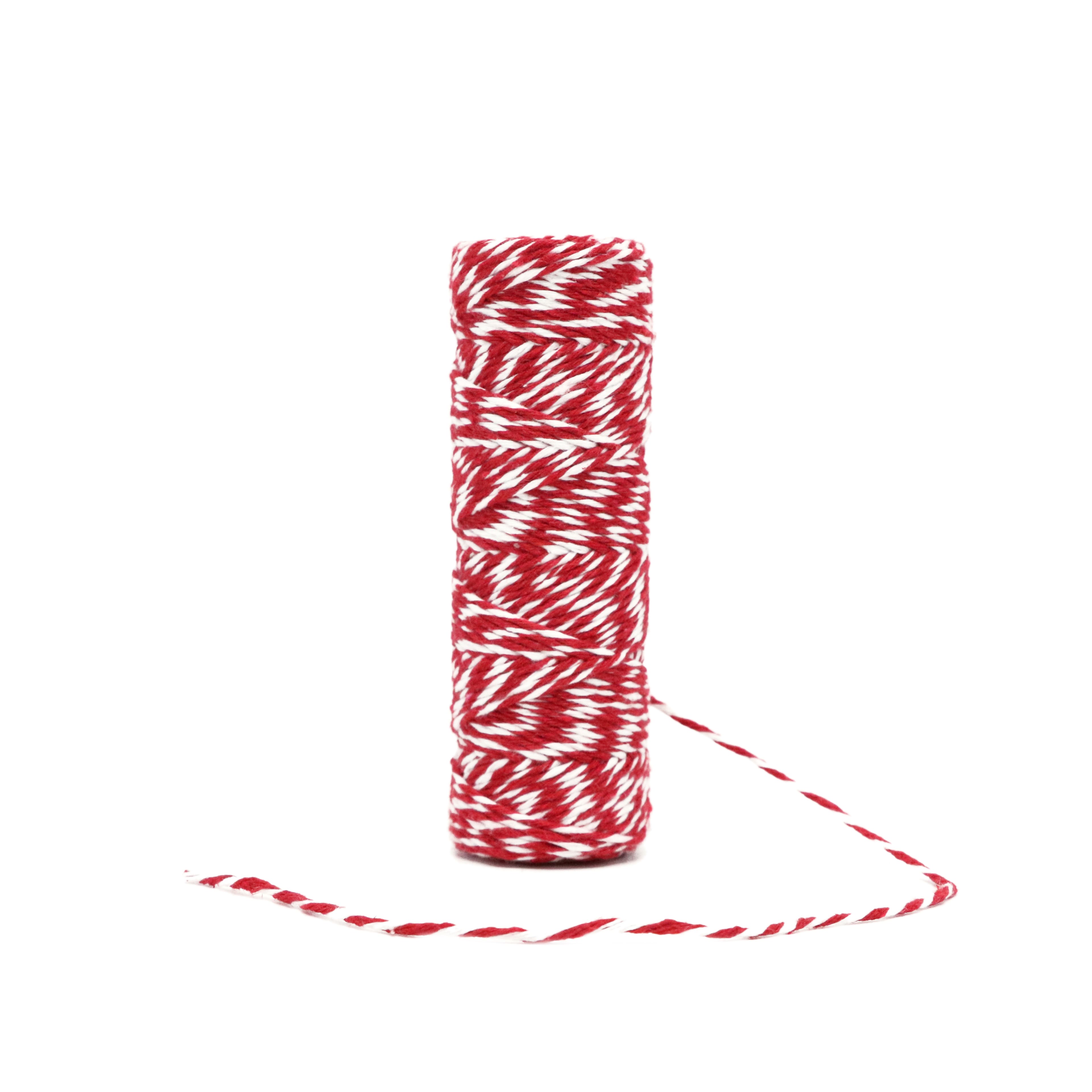 37yd. Red &#x26; White Twine by Recollections&#x2122;