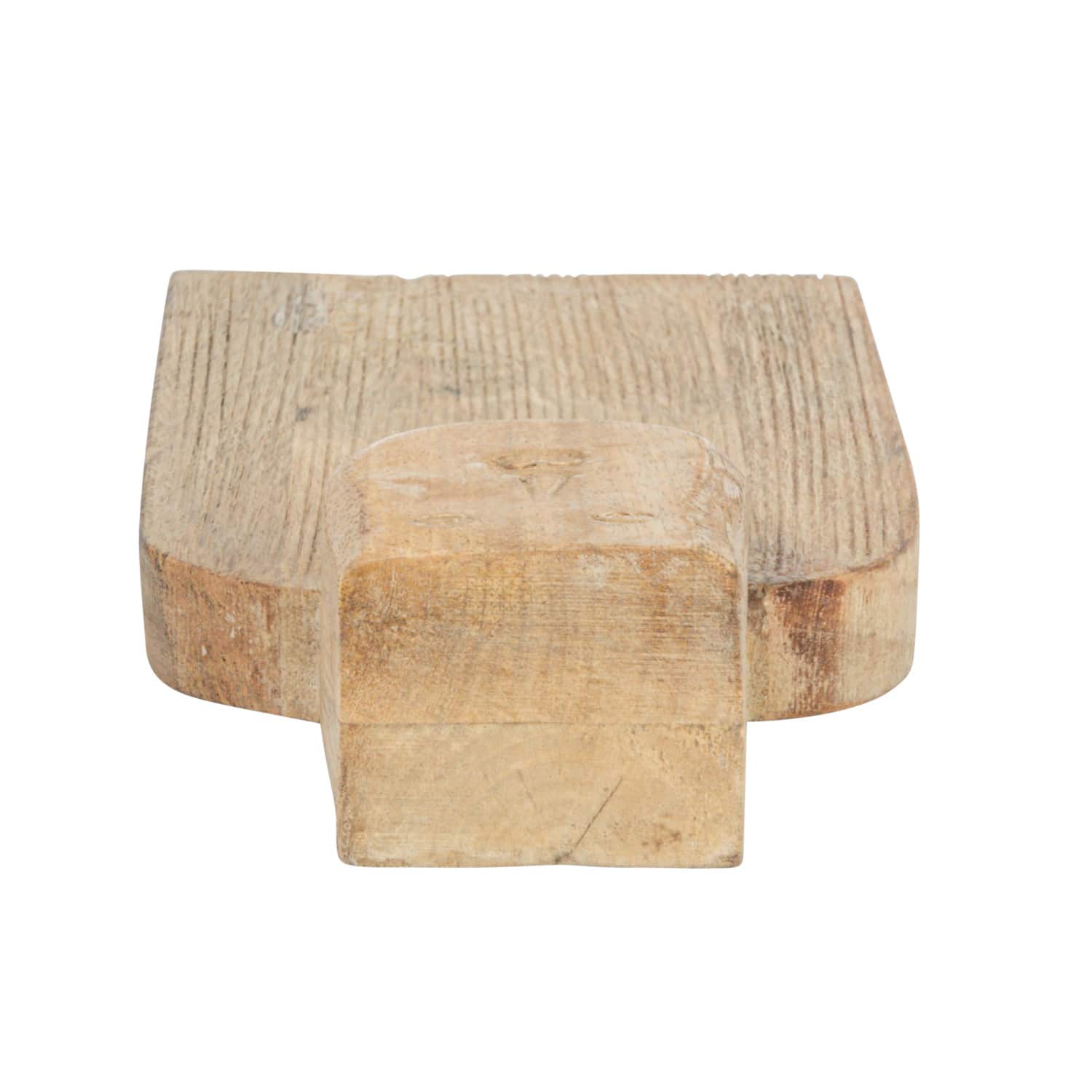 Hello Honey® Hand-Carved Mango Wood Cutting Board with Face Handle