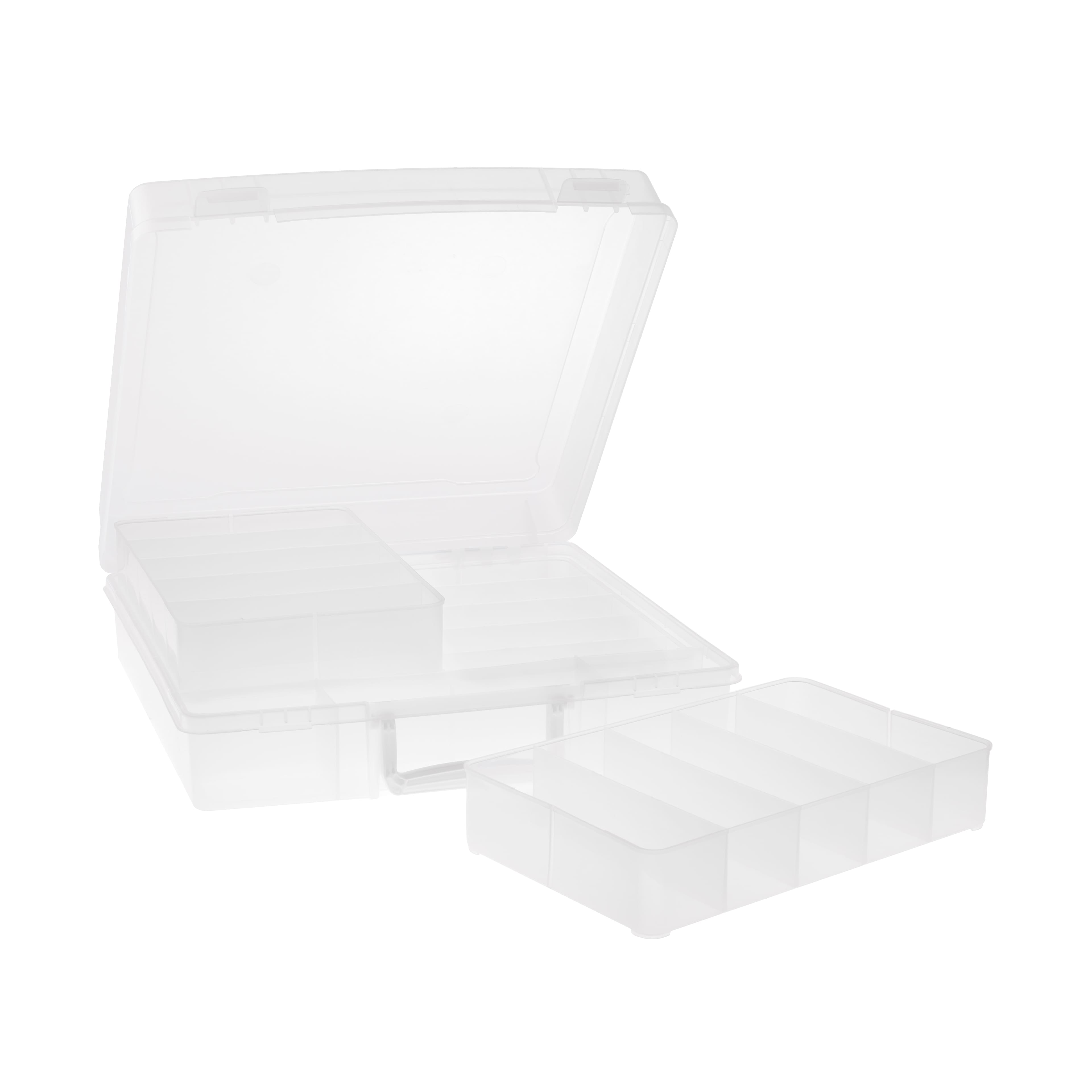 Deflecto Washi Tape Storage Cube-Clear, 10Wx7Hx6.8D 350901CR