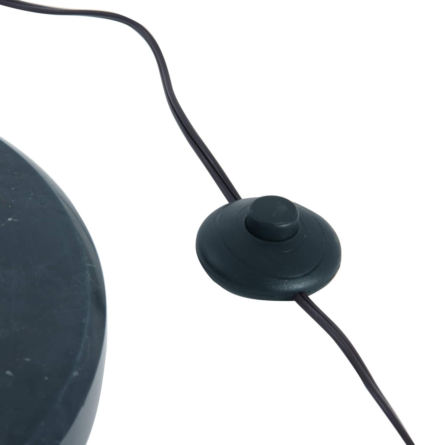 Hello Honey® Modern Boho Floor Lamp with Marble Base & Rattan Shade