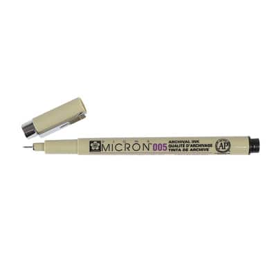 Pigma® Micron™ 005 Fine Line Pen, Color: Black | Michaels
