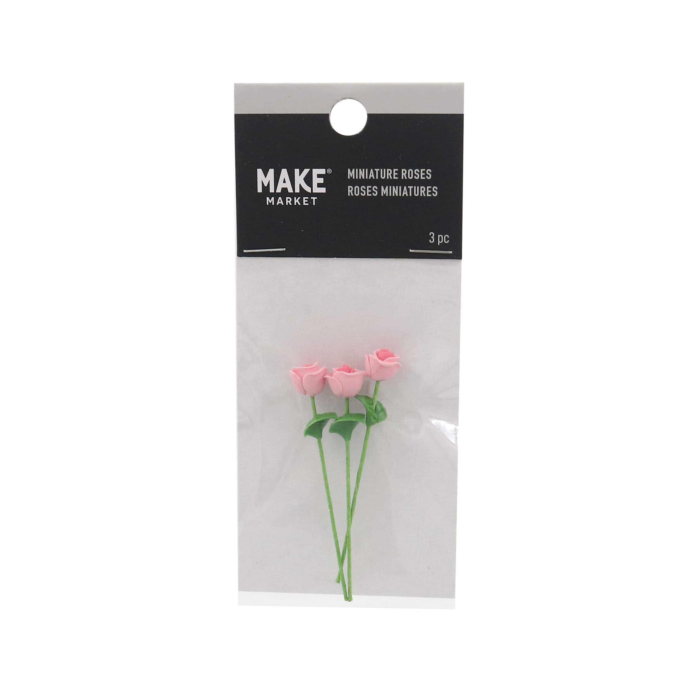 Mini Pink Roses, 3ct. by Make Market&#xAE;