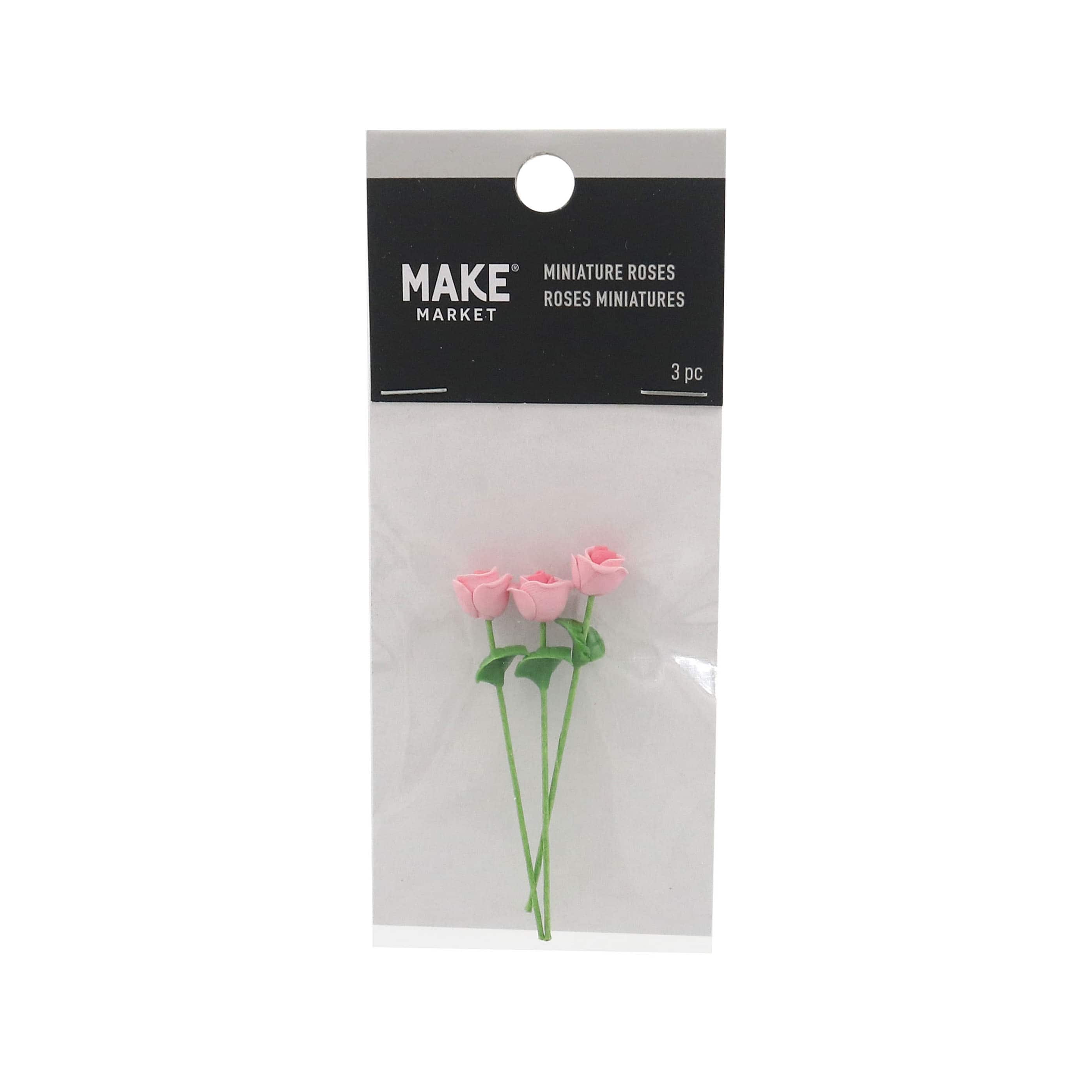 Mini Pink Roses, 3ct. by Make Market®