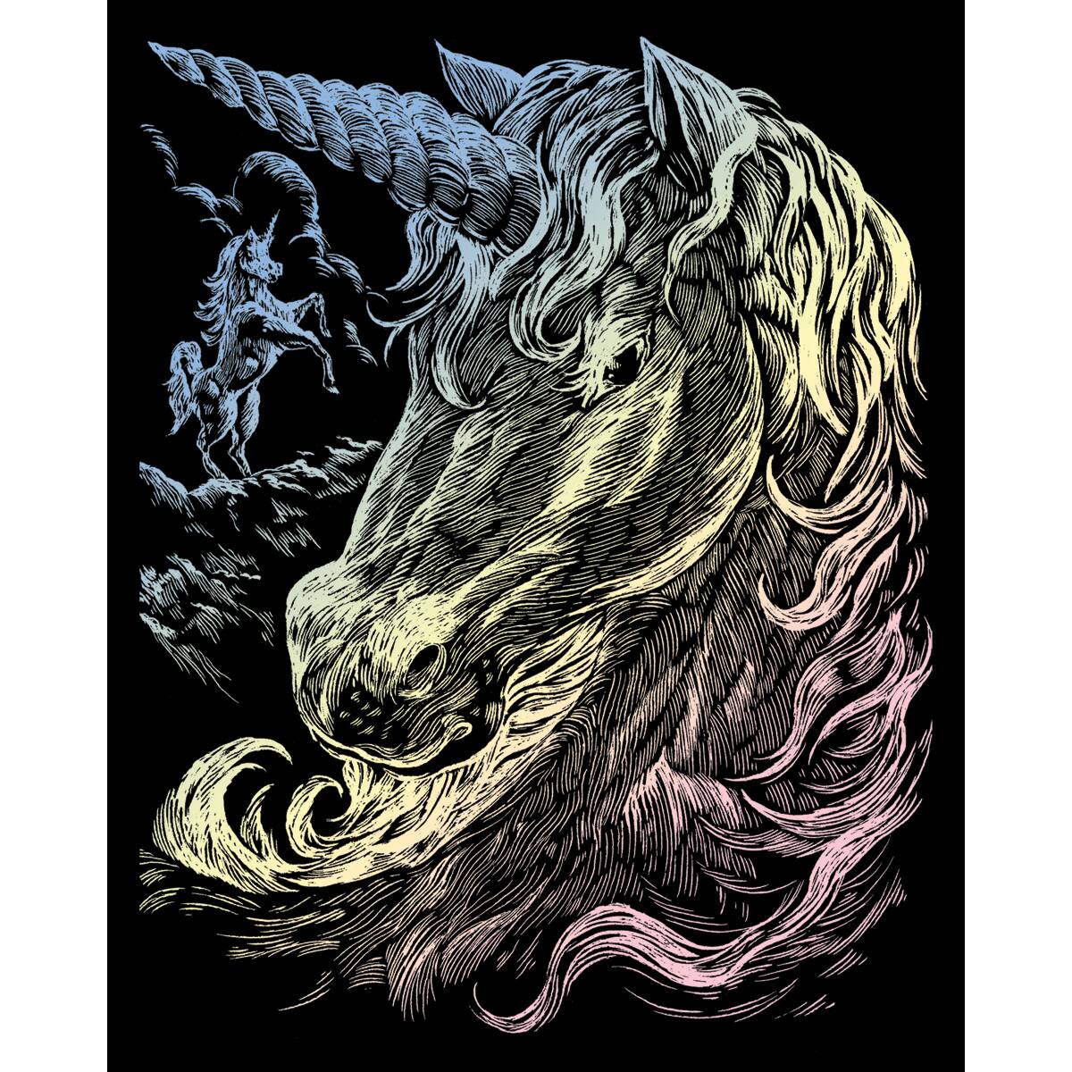 Royal &#x26; Langnickel&#xAE; Engraving Art&#x2122; Unicorns Holographic Foil Kit