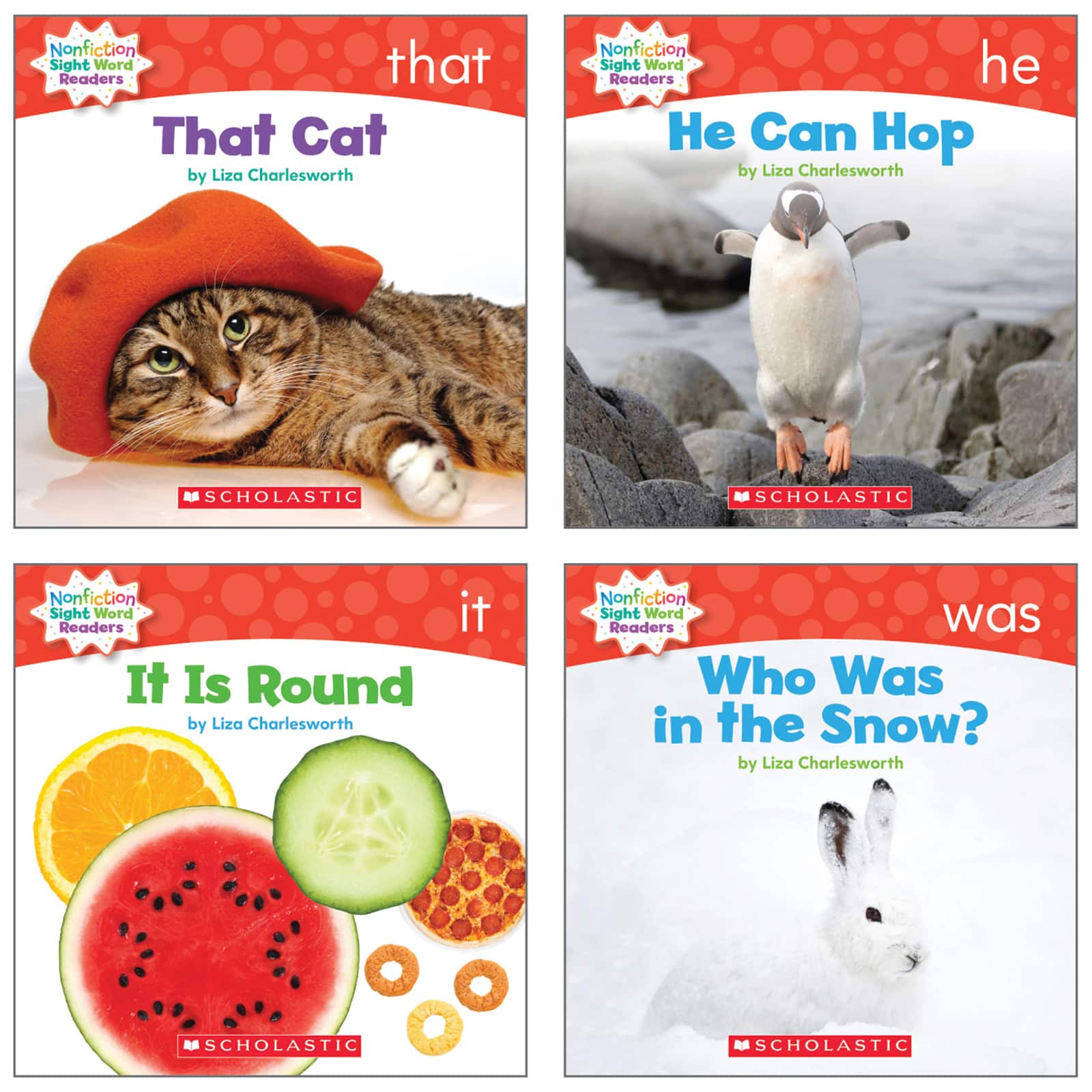 Scholastic Nonfiction Sight Word Readers Set, Guided Reading Level A