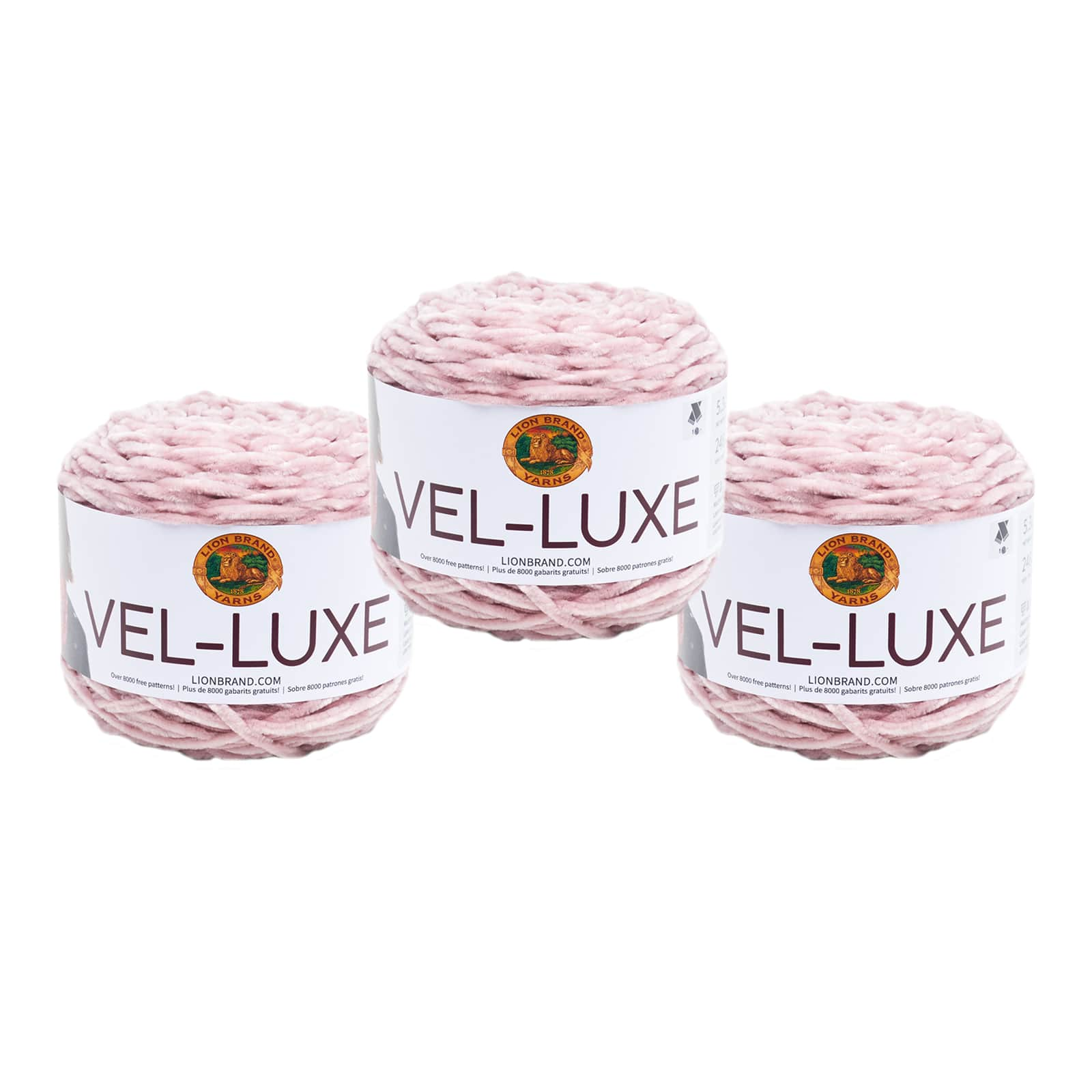 3 Pack Lion Brand Vel Luxe Yarn Michaels